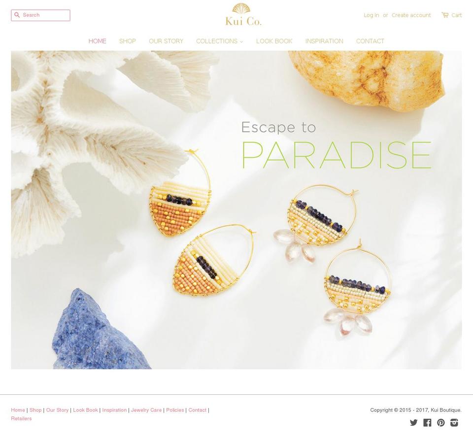 kuiboutique.com shopify website screenshot