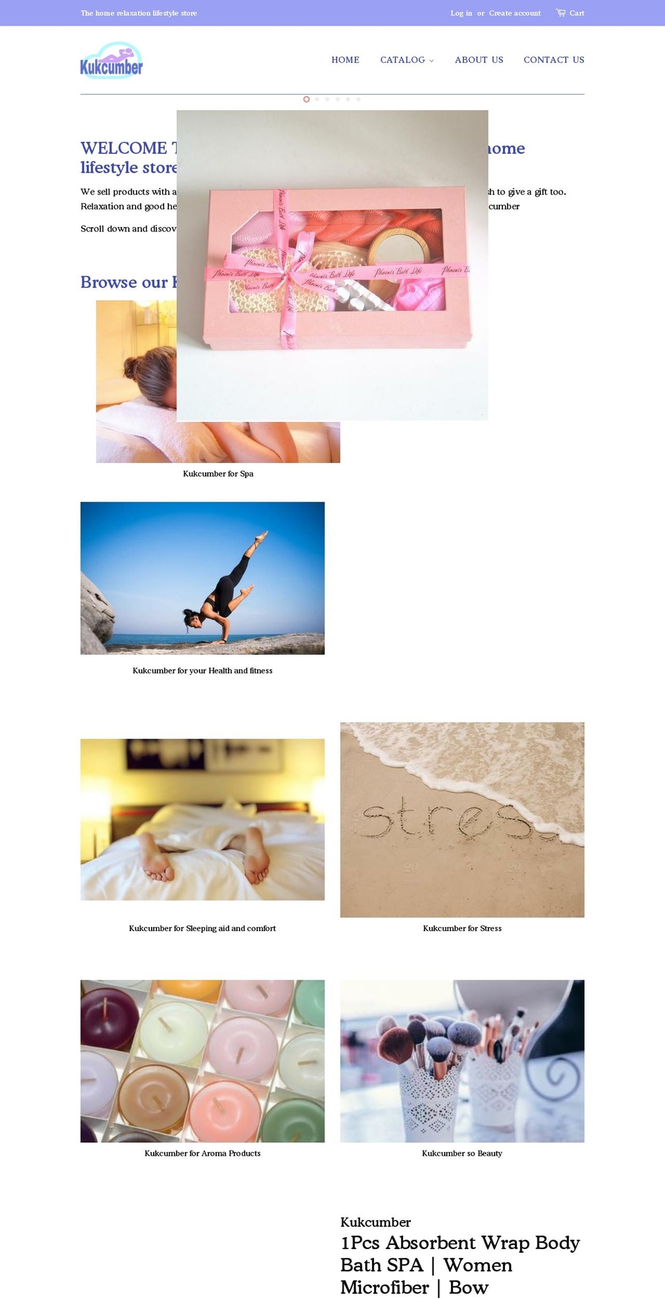 kukcumber.com — Shopify storefront screenshot