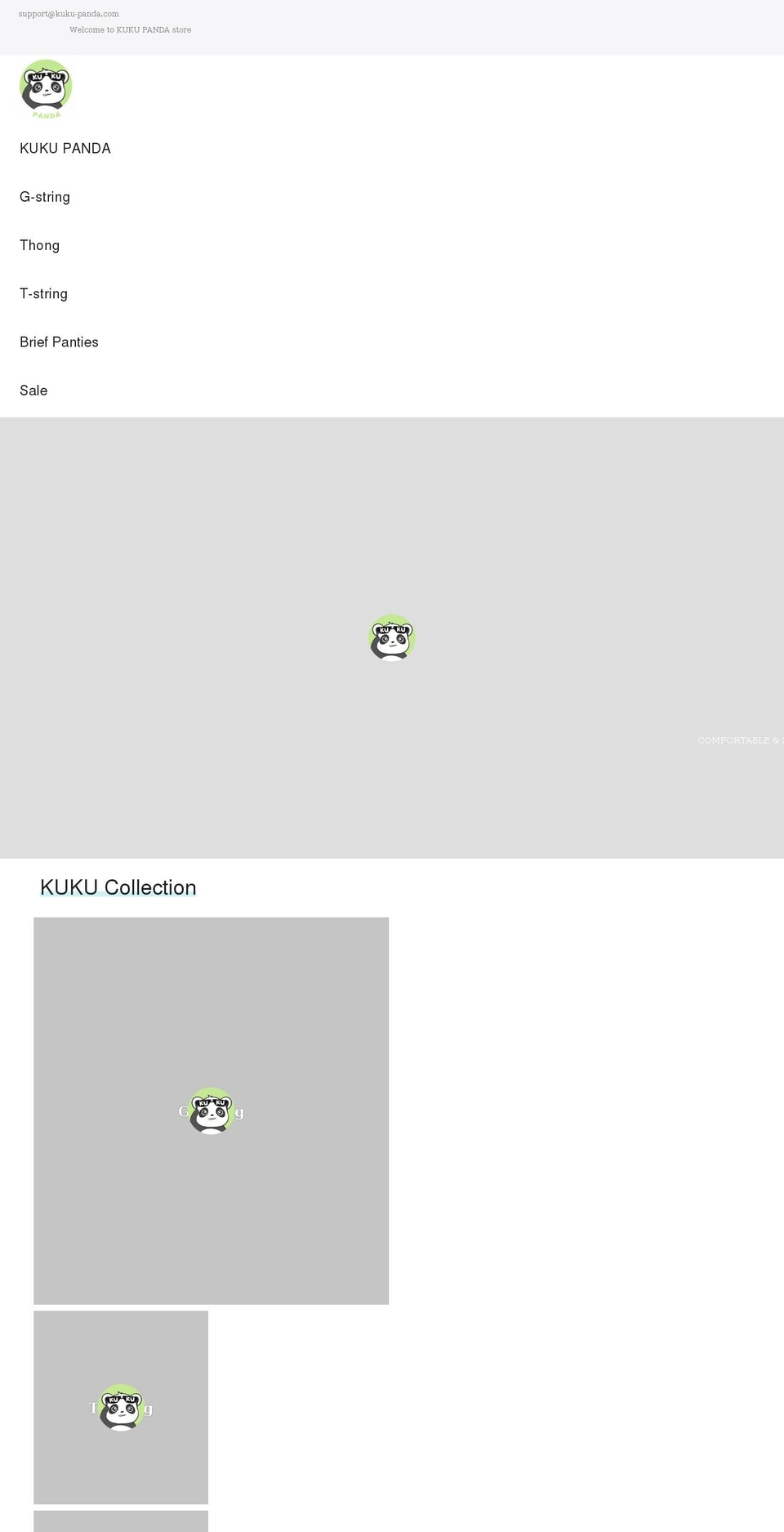 kuku-panda.com shopify website screenshot