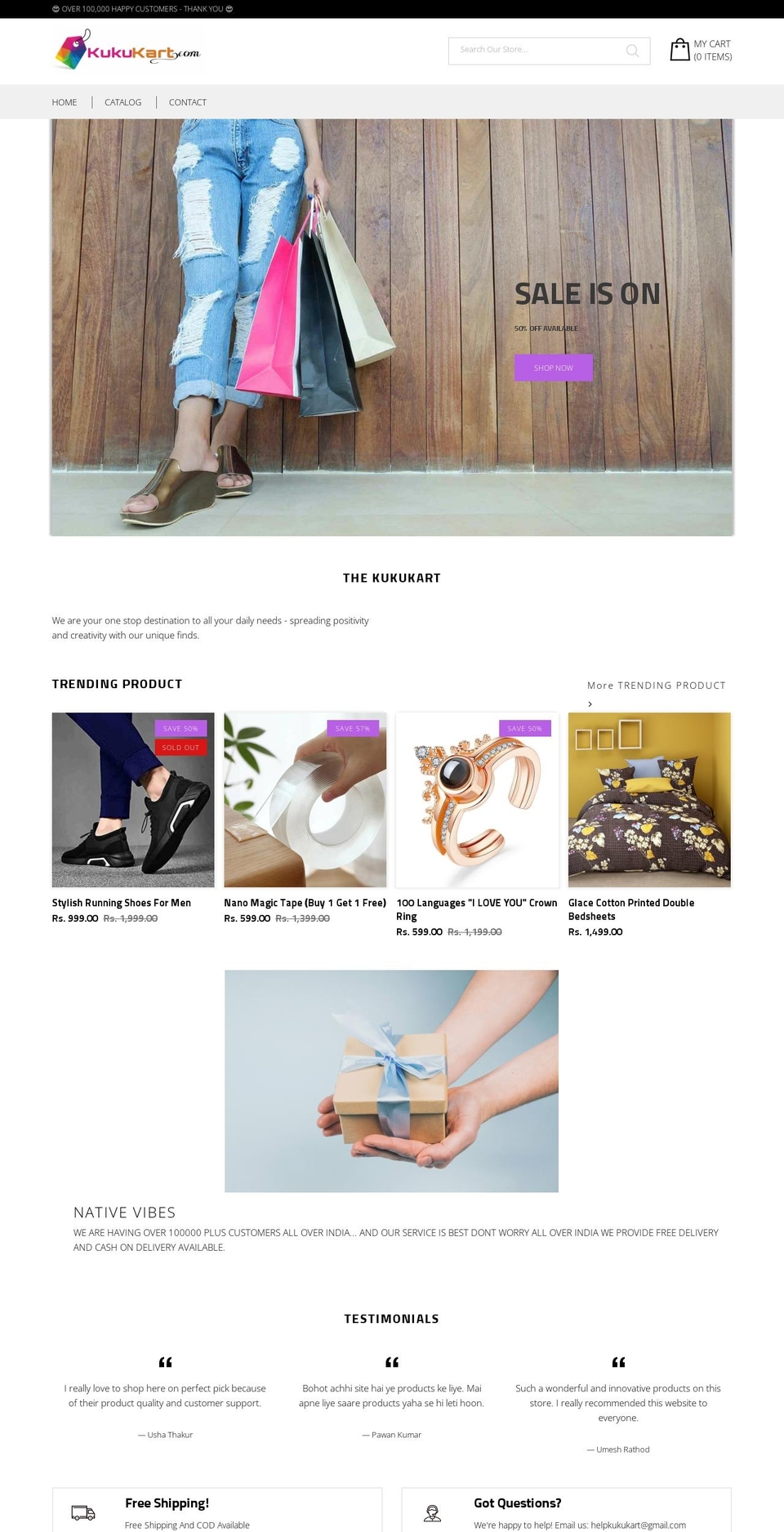 kukukart.com shopify website screenshot