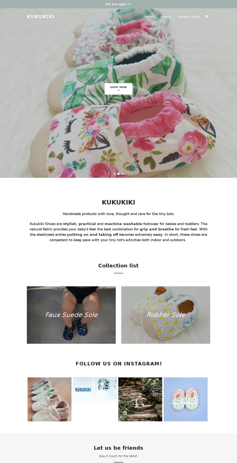 kukukiki.com — Shopify storefront screenshot