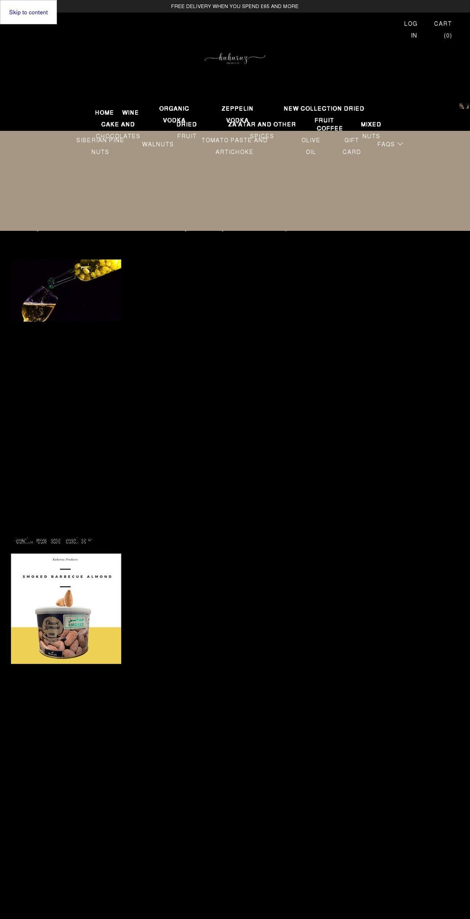 kukuruz.co.uk shopify website screenshot
