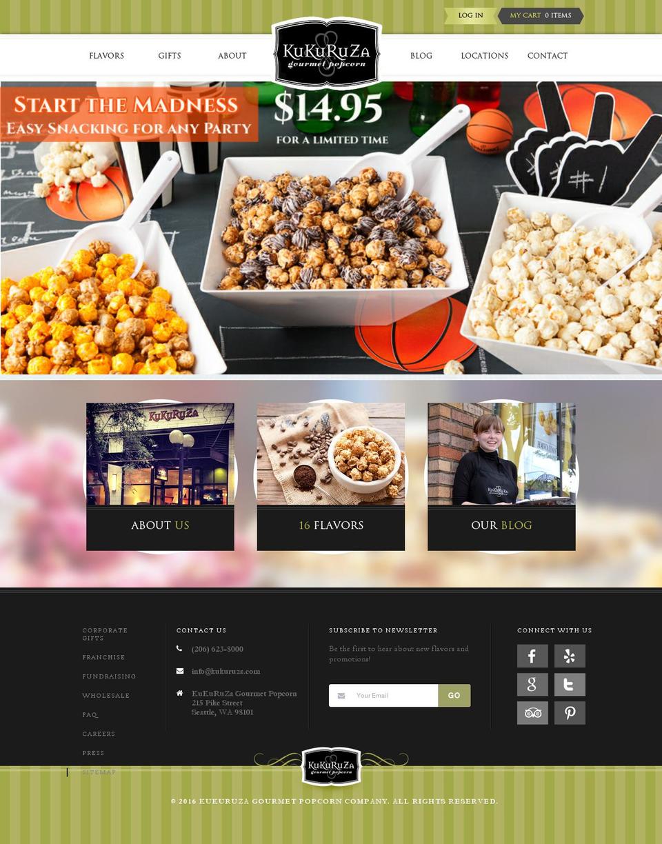 kukuruza.com shopify website screenshot