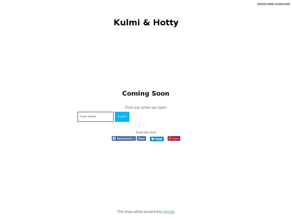 kul-mi.com — Shopify storefront screenshot