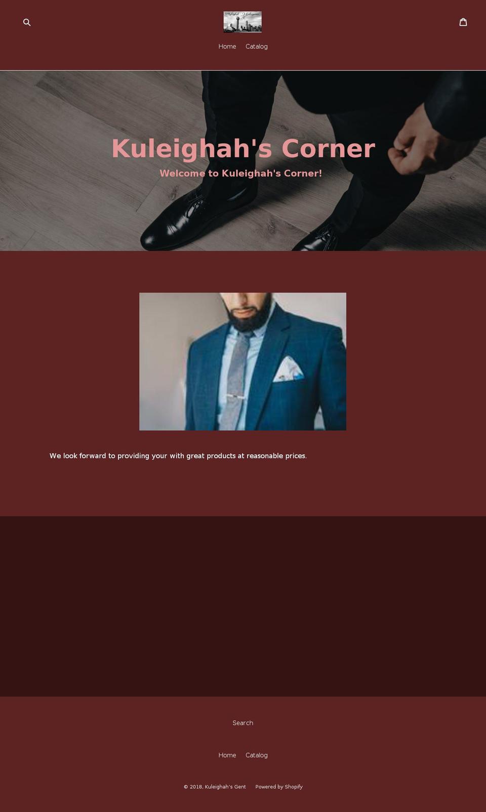 kuleighah.com shopify website screenshot