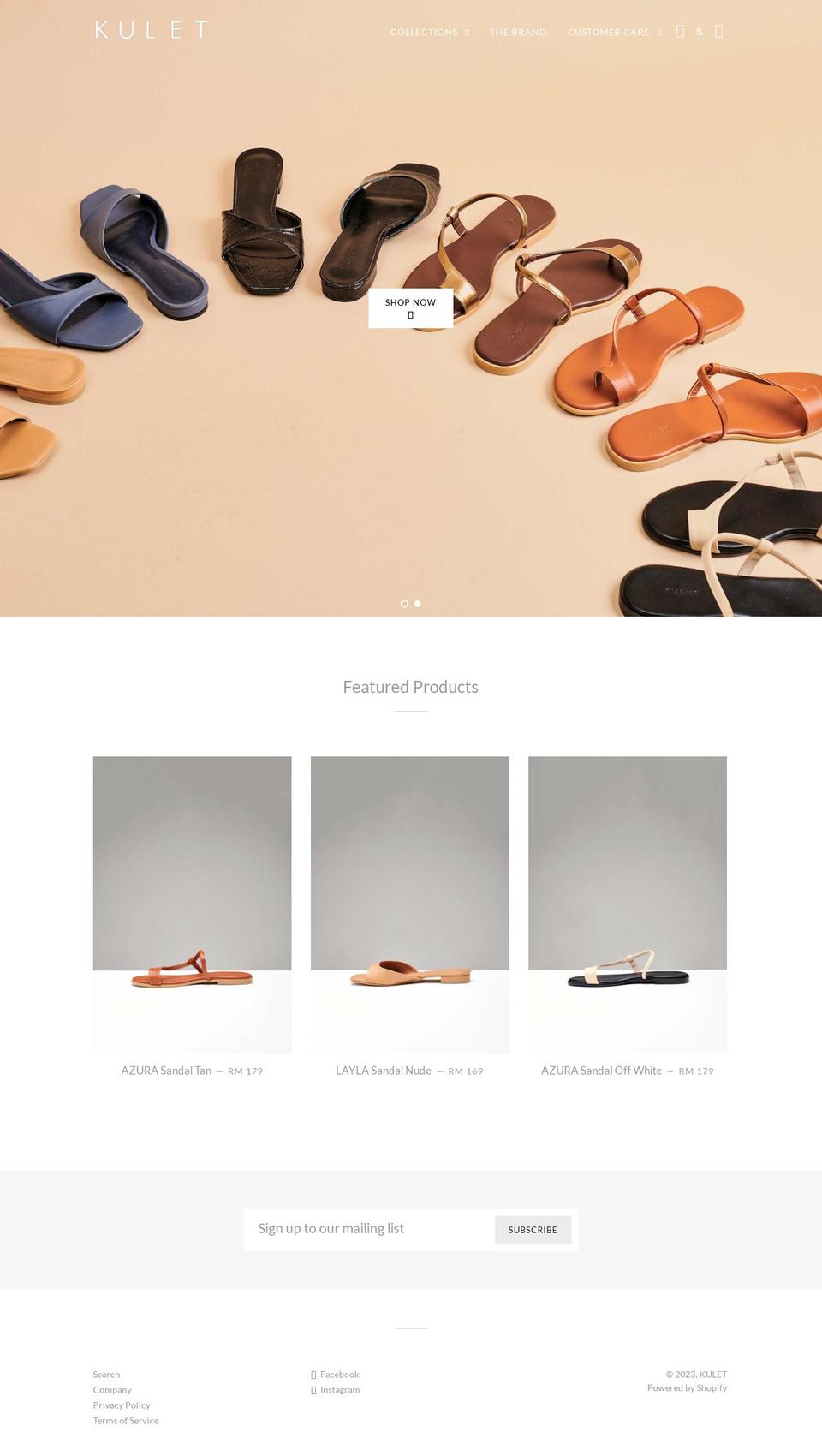 kulet.co shopify website screenshot