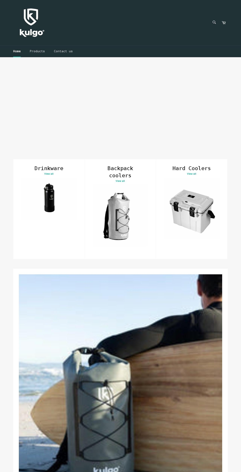 kulgogear.com shopify website screenshot