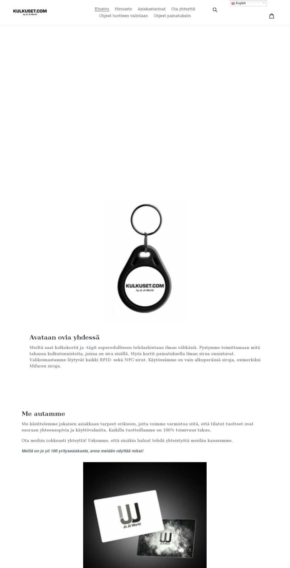 kulkuset.com shopify website screenshot