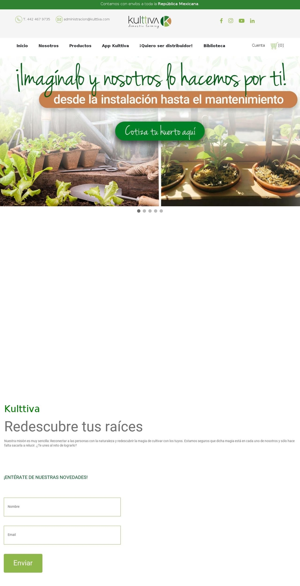 kulttiva.com shopify website screenshot