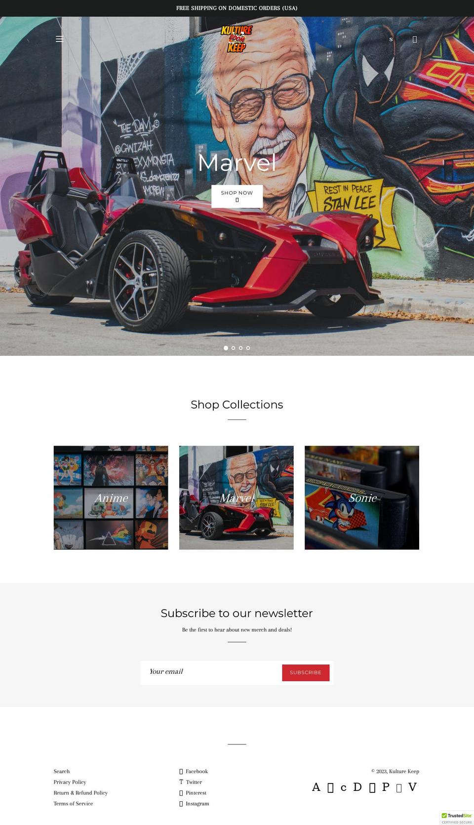 kulturekeep.com — Shopify storefront screenshot