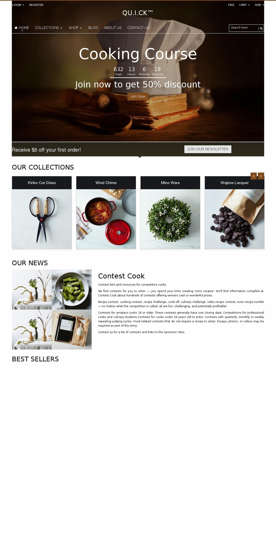 QuickShop Shopify theme site example kumi-quickshop.myshopify.com
