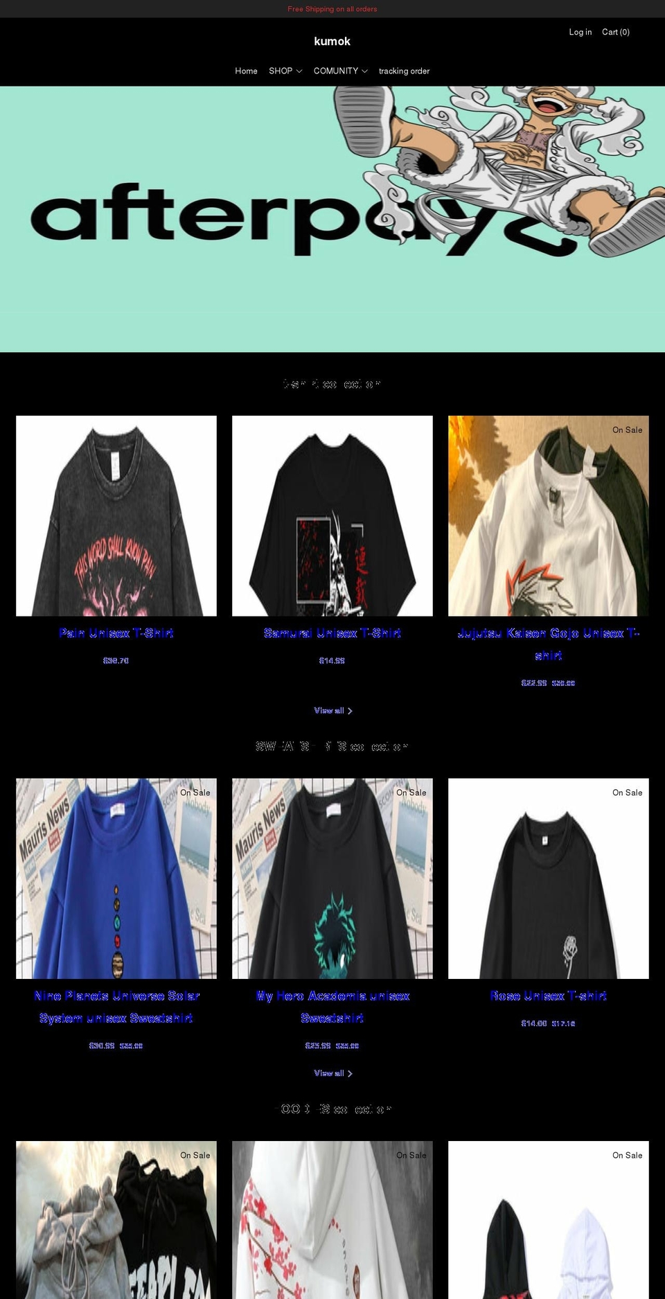 kumok.org shopify website screenshot