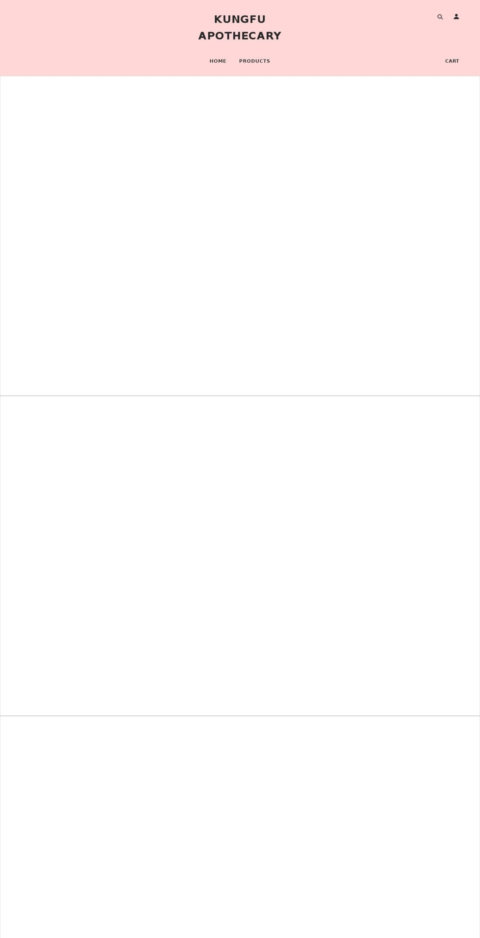 kungfuapothecary.com — Shopify storefront screenshot