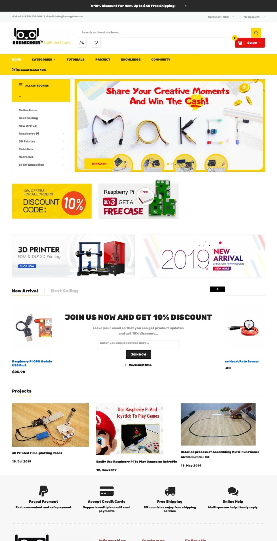 Limupa Shopify theme site example kuongshun.com
