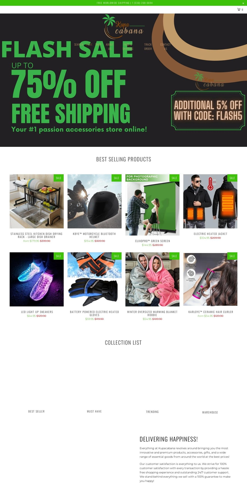 kupacabana.com shopify website screenshot