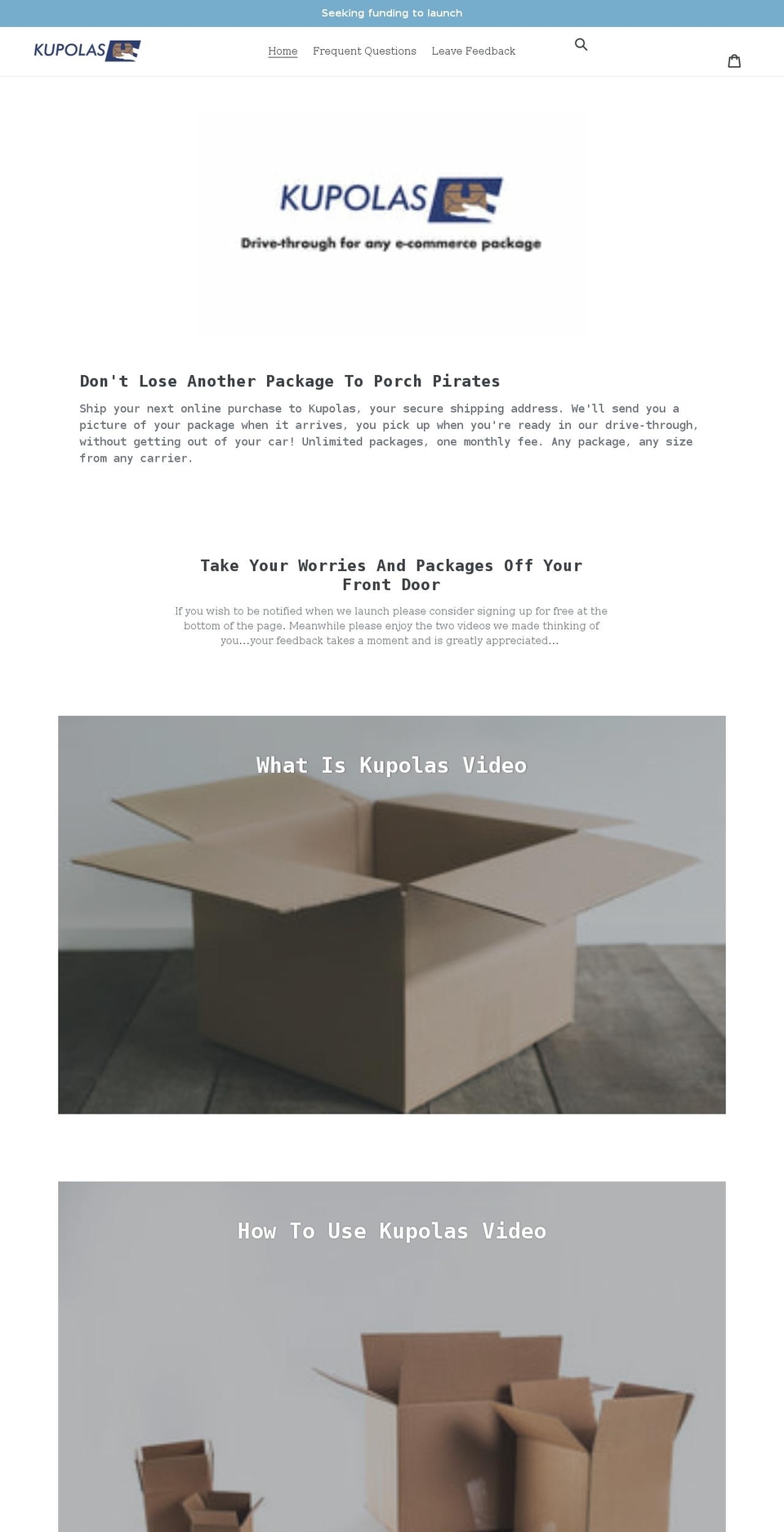 kupolas.com shopify website screenshot