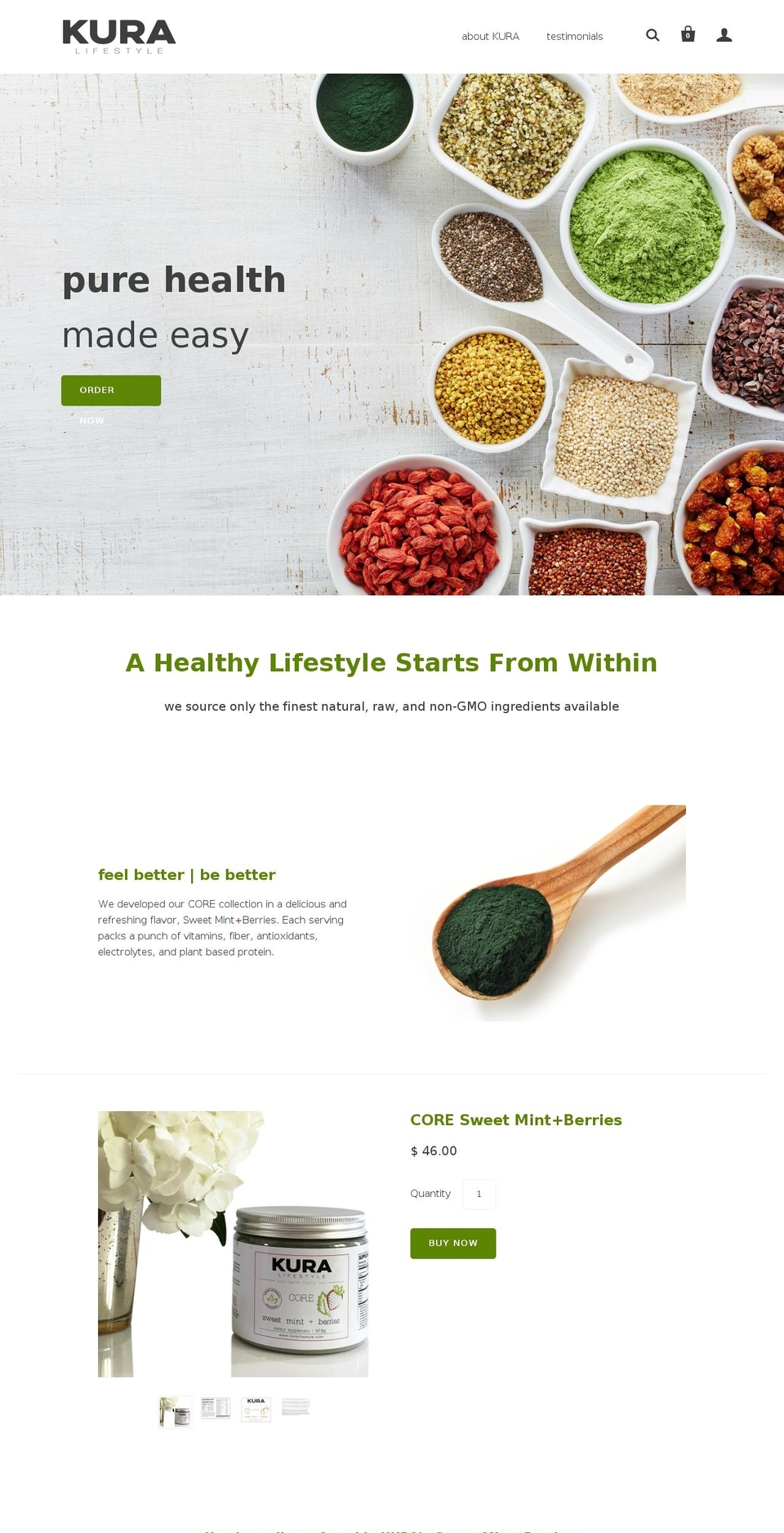 kuralifestyle.com shopify website screenshot