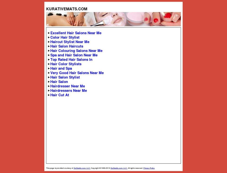 kurativemats.com — Shopify storefront screenshot