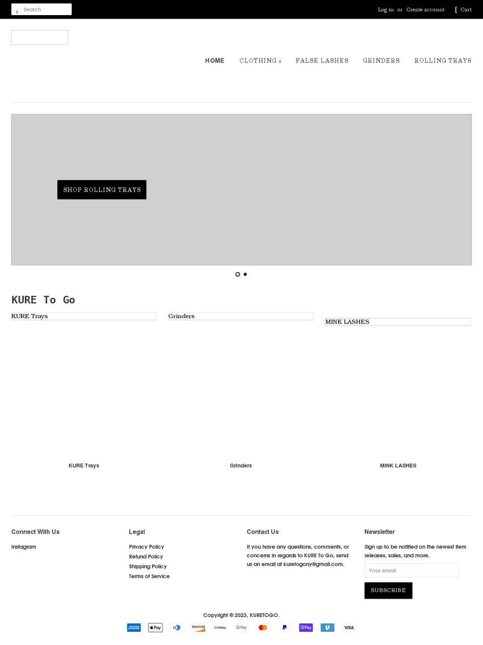kuretogo.com shopify website screenshot
