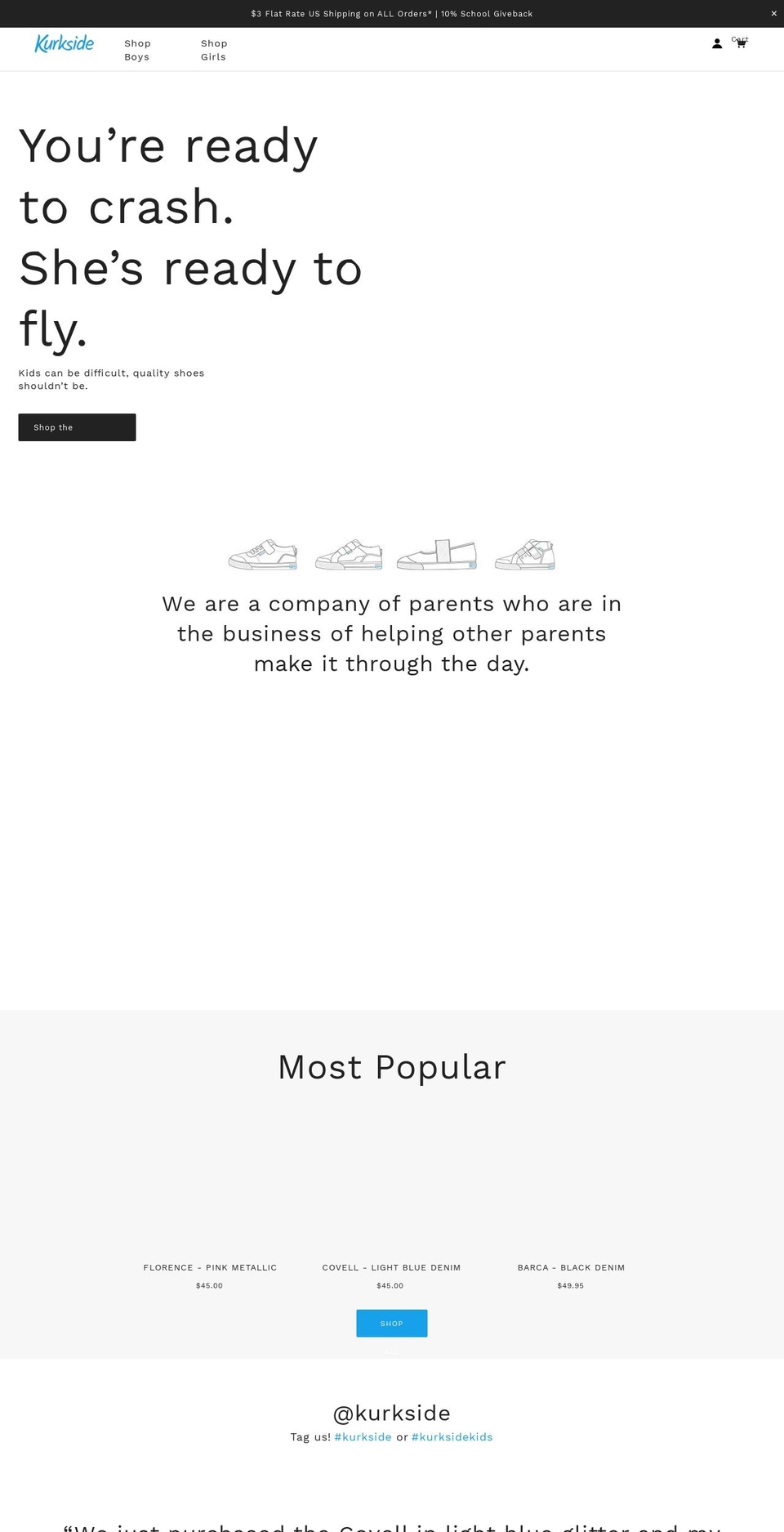 kurkside.com — Shopify store on .com