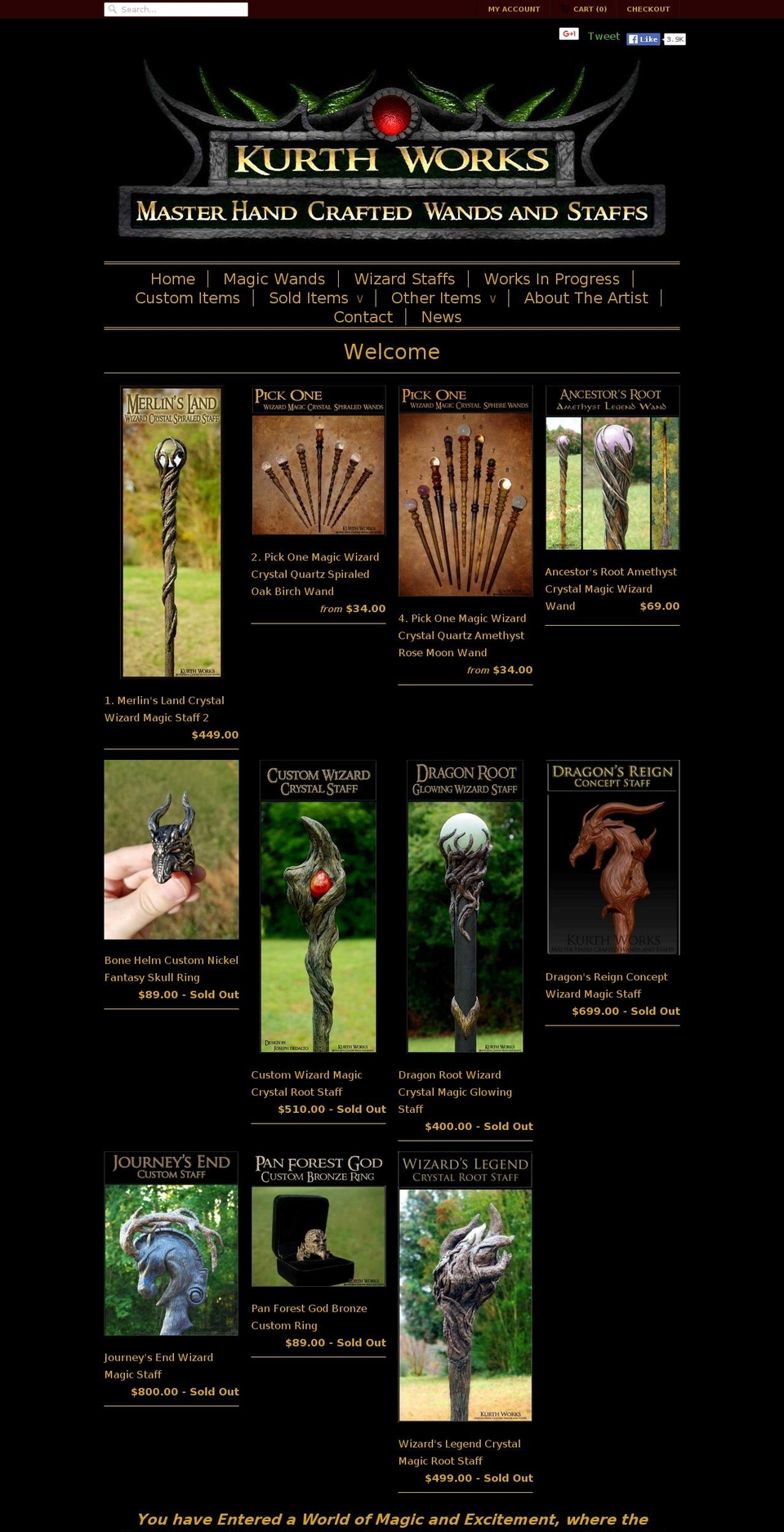 kurthworks.com shopify website screenshot