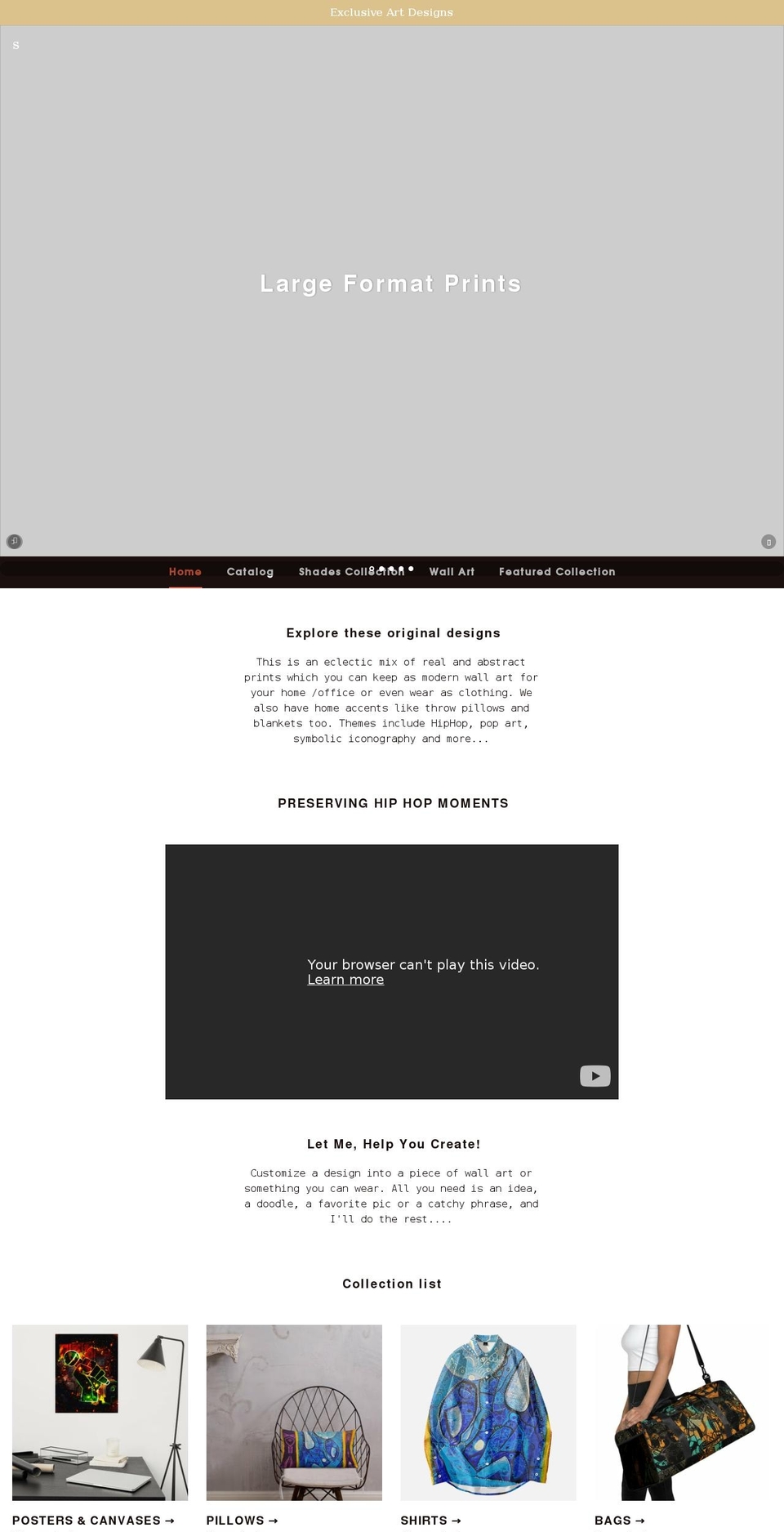 kurtnicedesigns.com shopify website screenshot