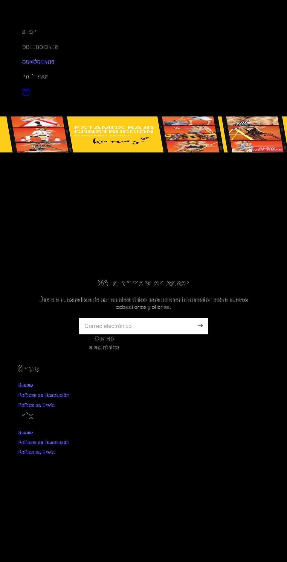 kurvasshop.com shopify website screenshot
