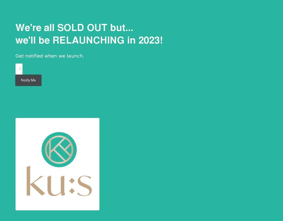 kusbeautyusa.com shopify website screenshot