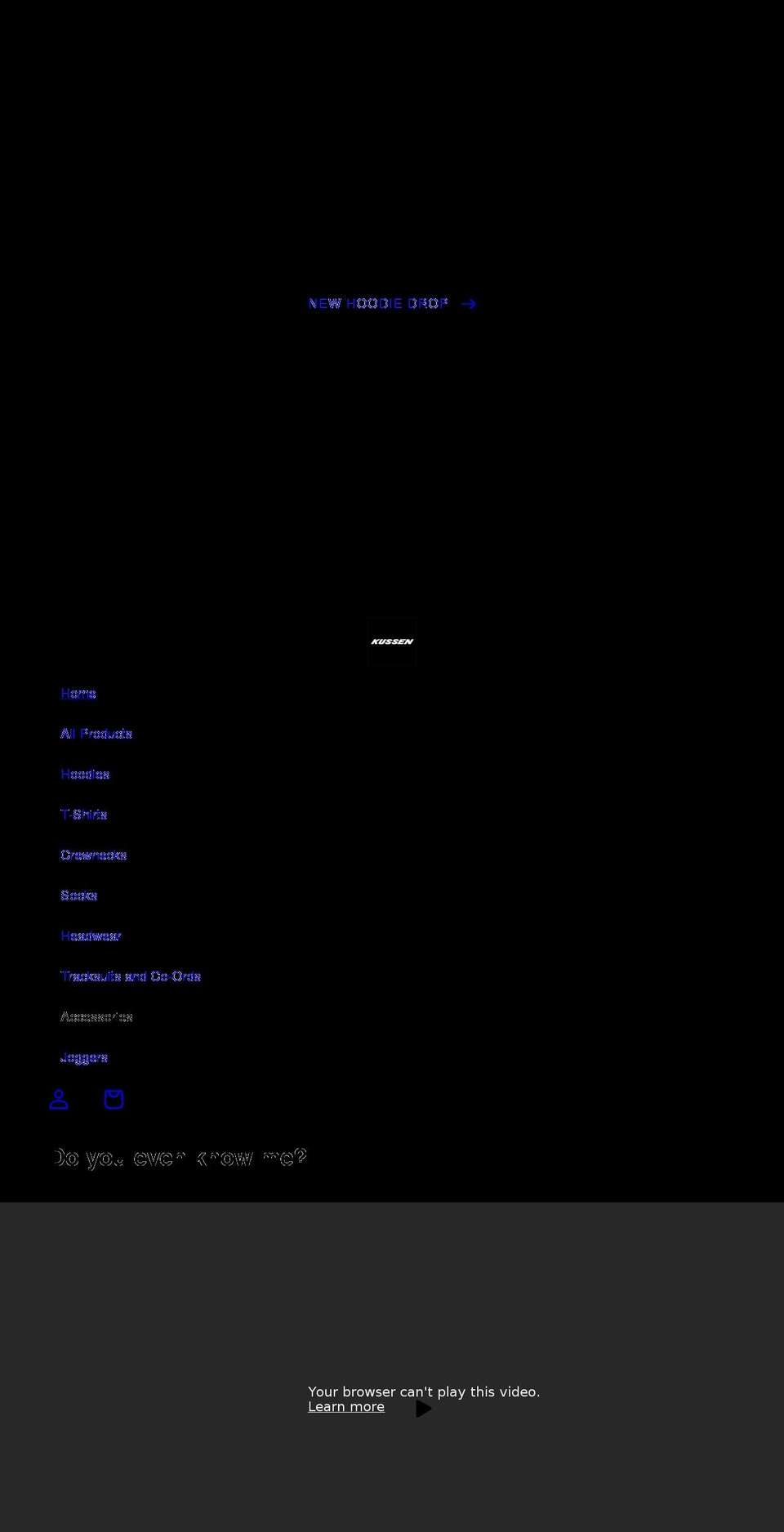 kussen.co.uk shopify website screenshot