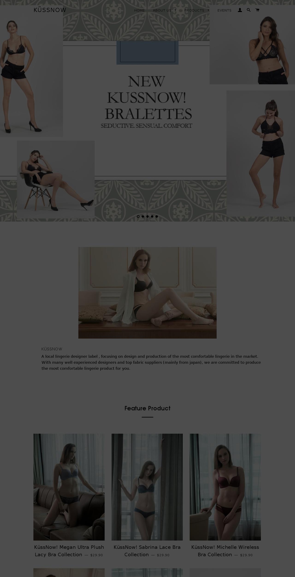 kussnow.com — Shopify storefront screenshot