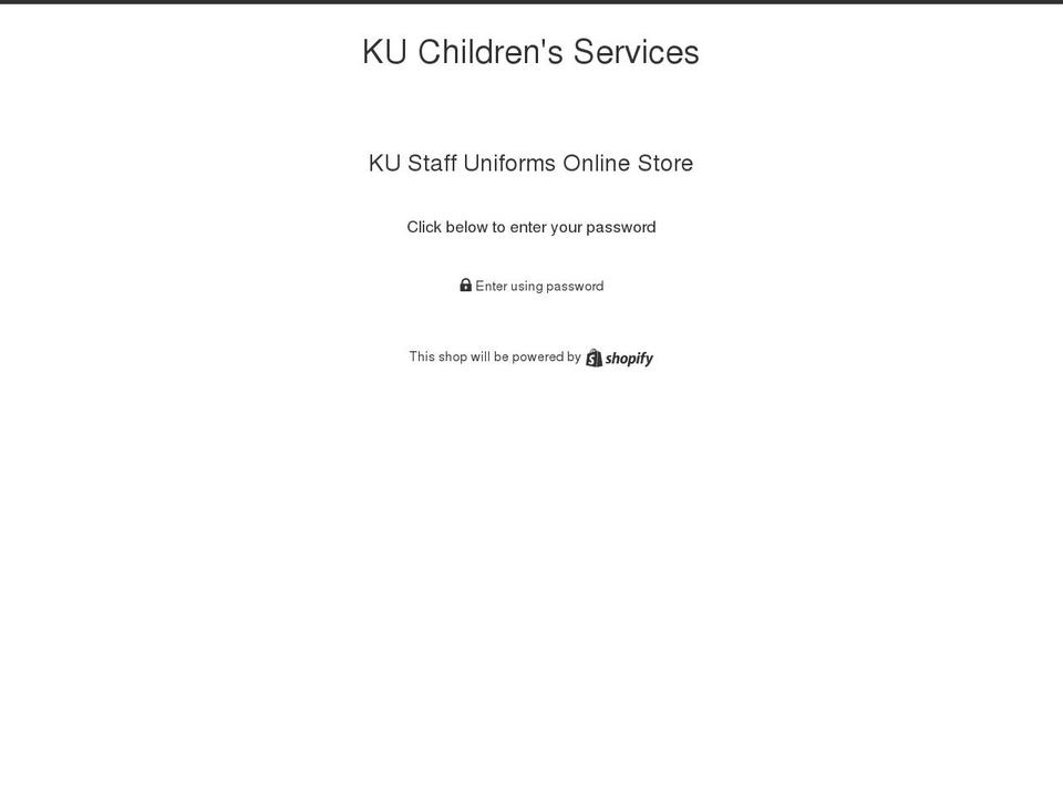kustaffuniforms.com — Shopify storefront screenshot
