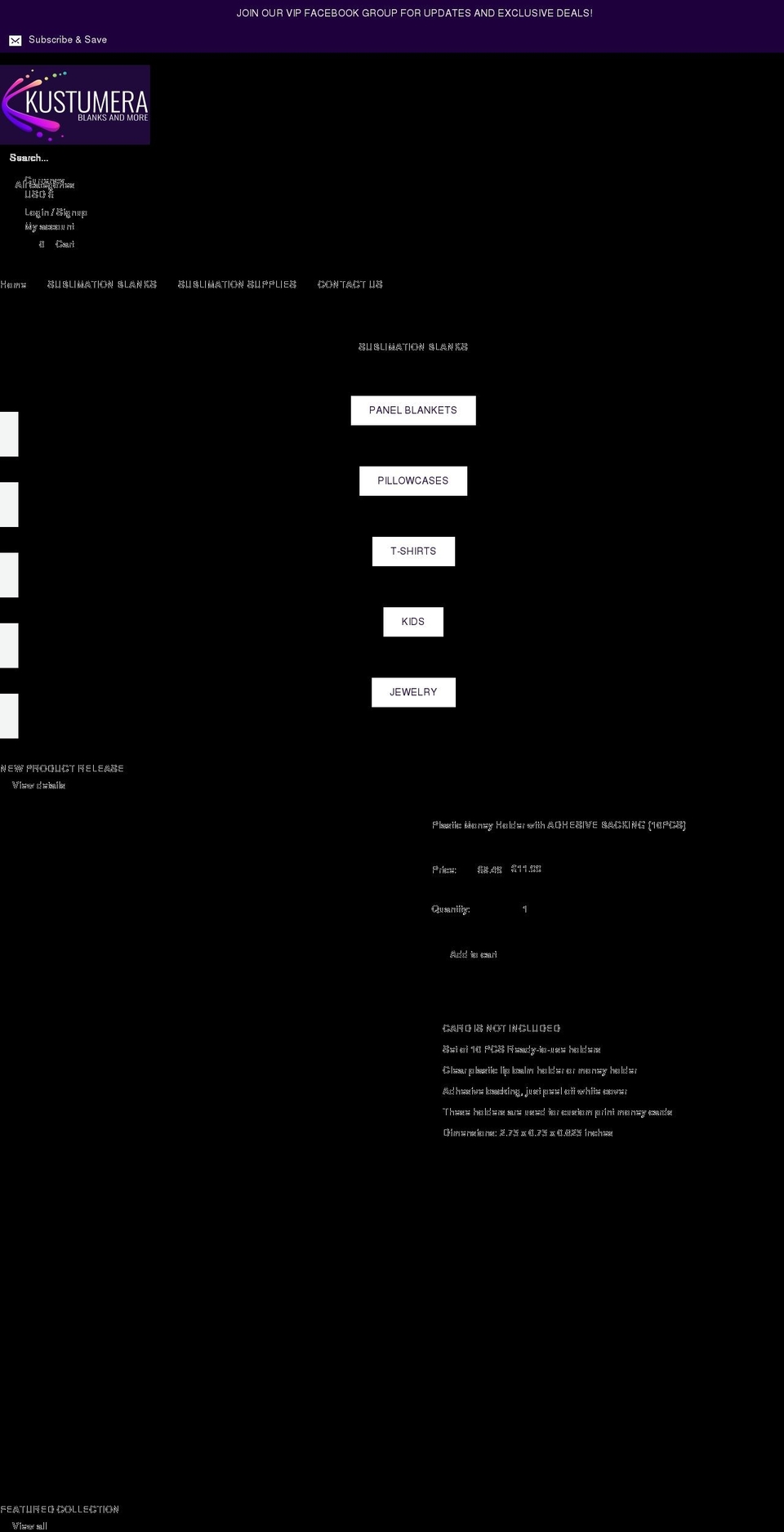kustumera.com shopify website screenshot