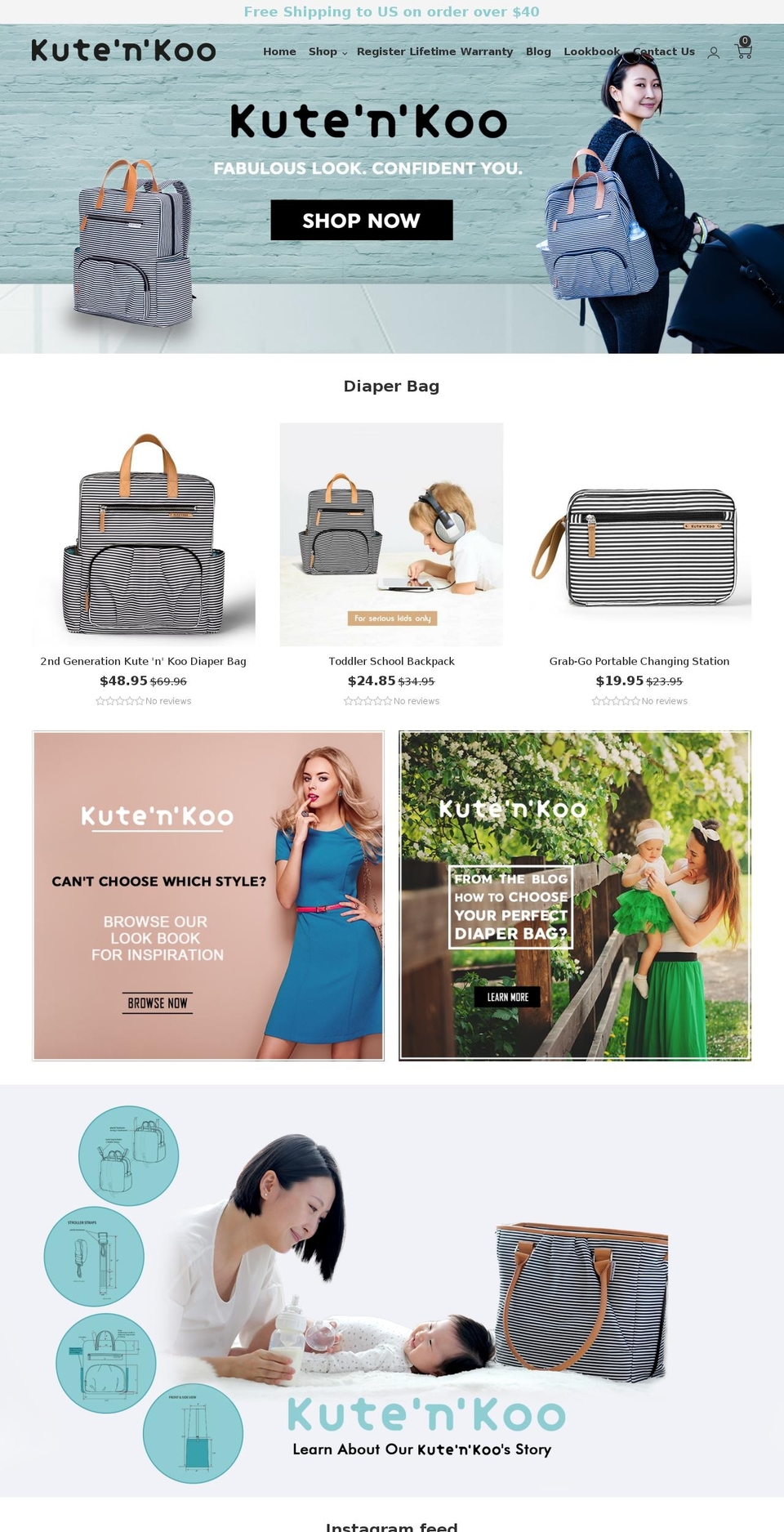 kuteandkoo.com shopify website screenshot