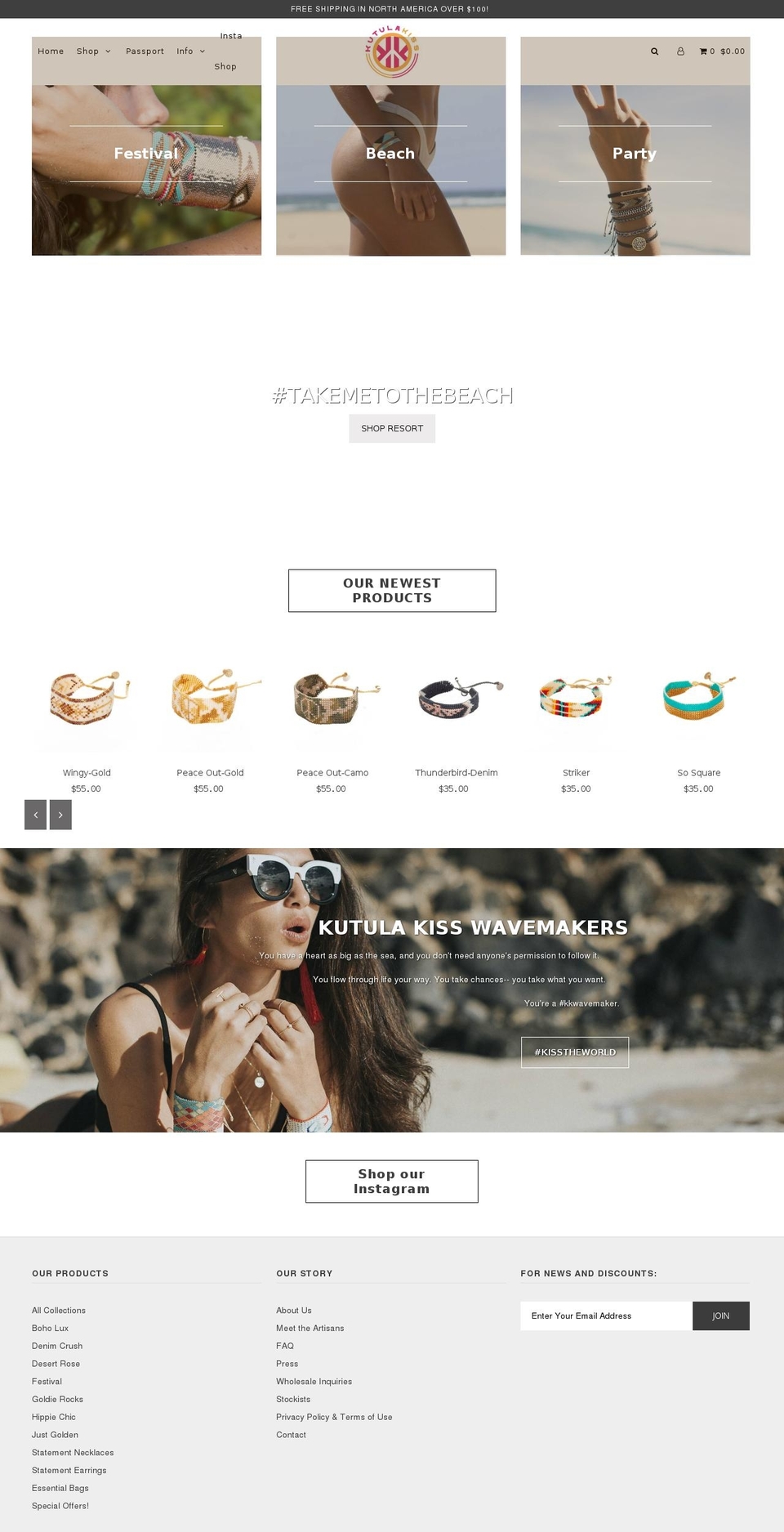 kutulakiss.ca shopify website screenshot