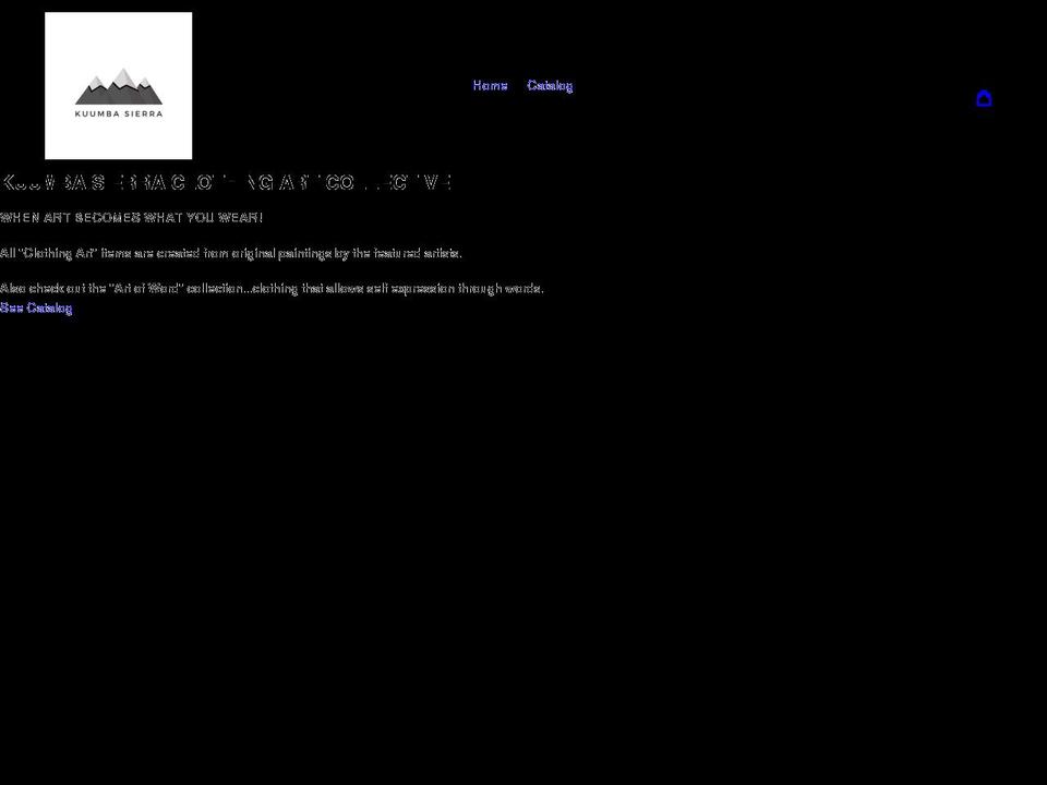 kuumbasierra.com shopify website screenshot