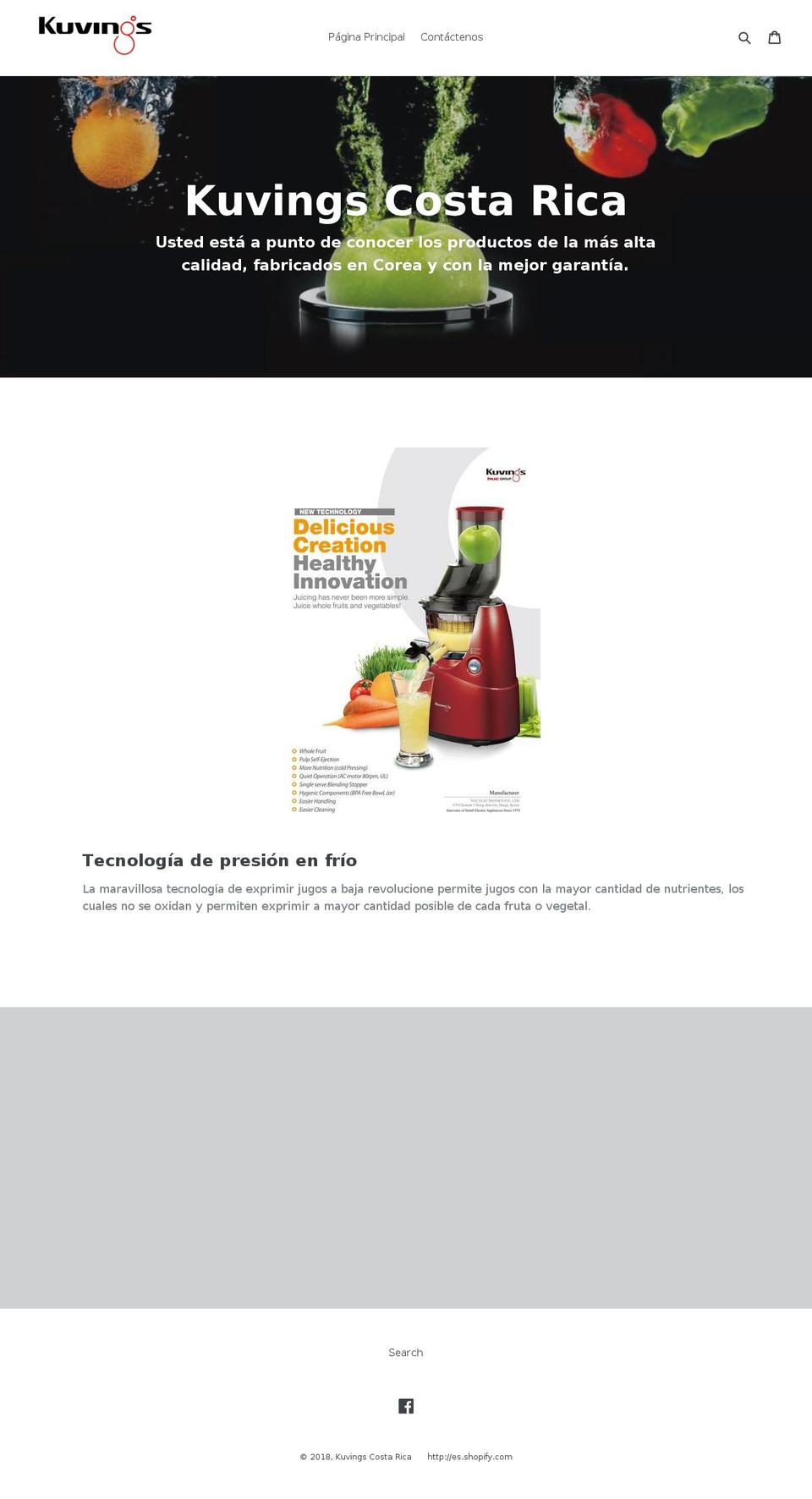 kuvingscr.com shopify website screenshot