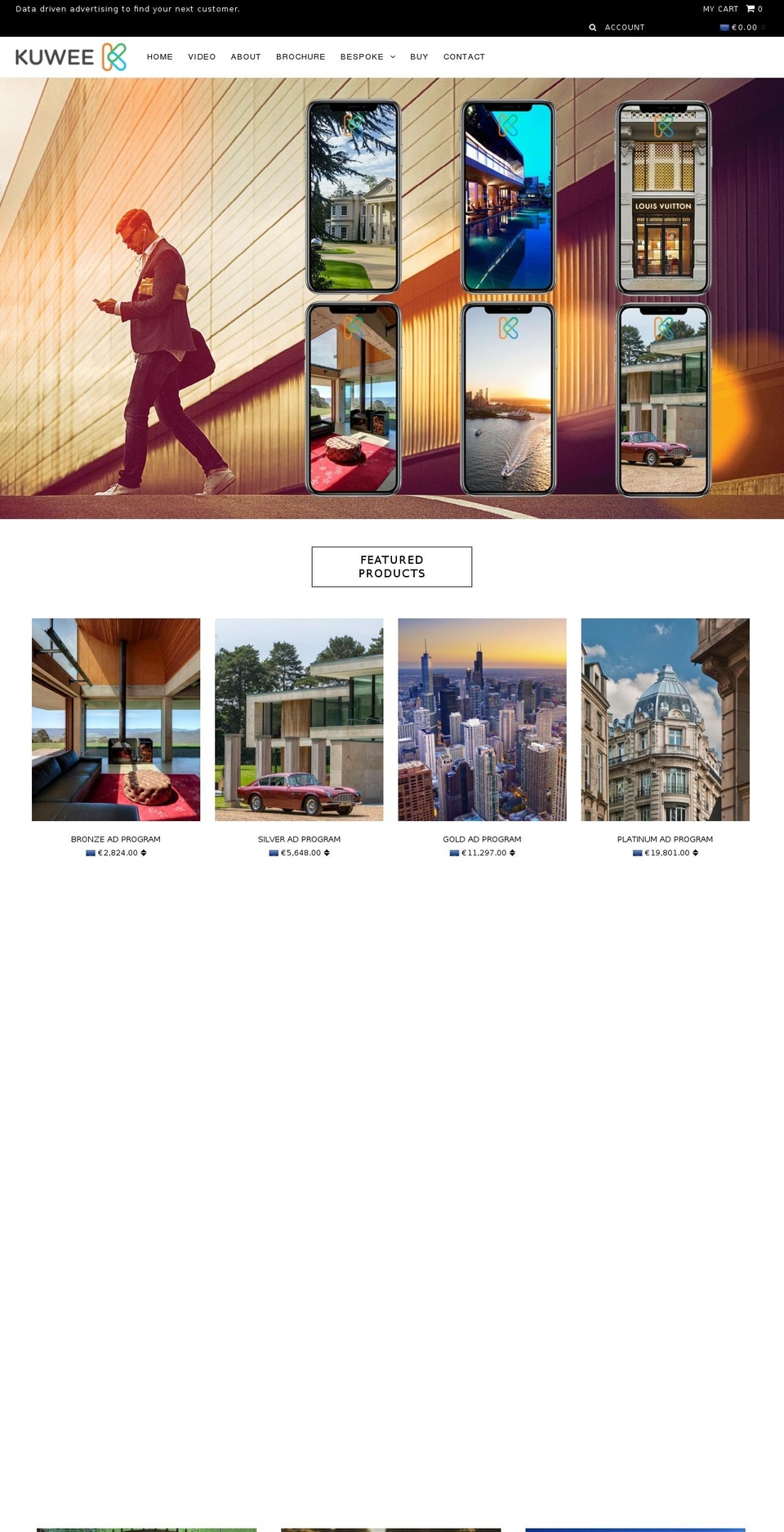 kuwee.net shopify website screenshot