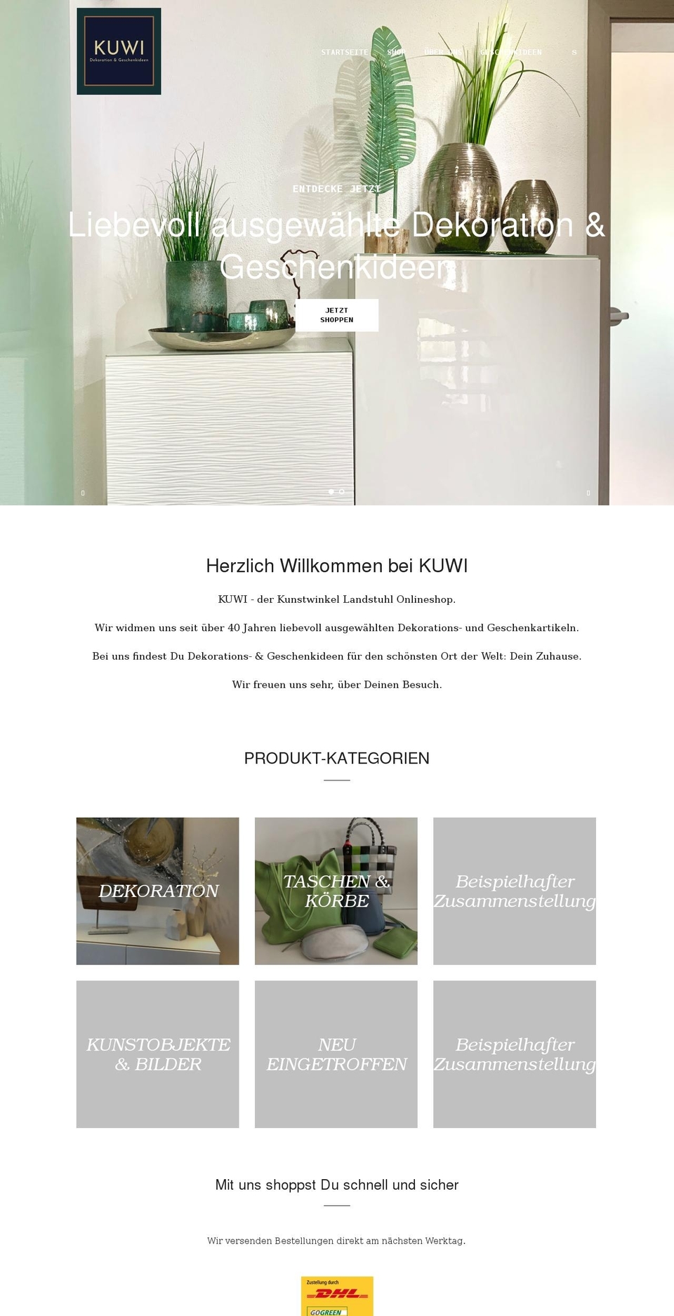 kuwi.shop shopify website screenshot