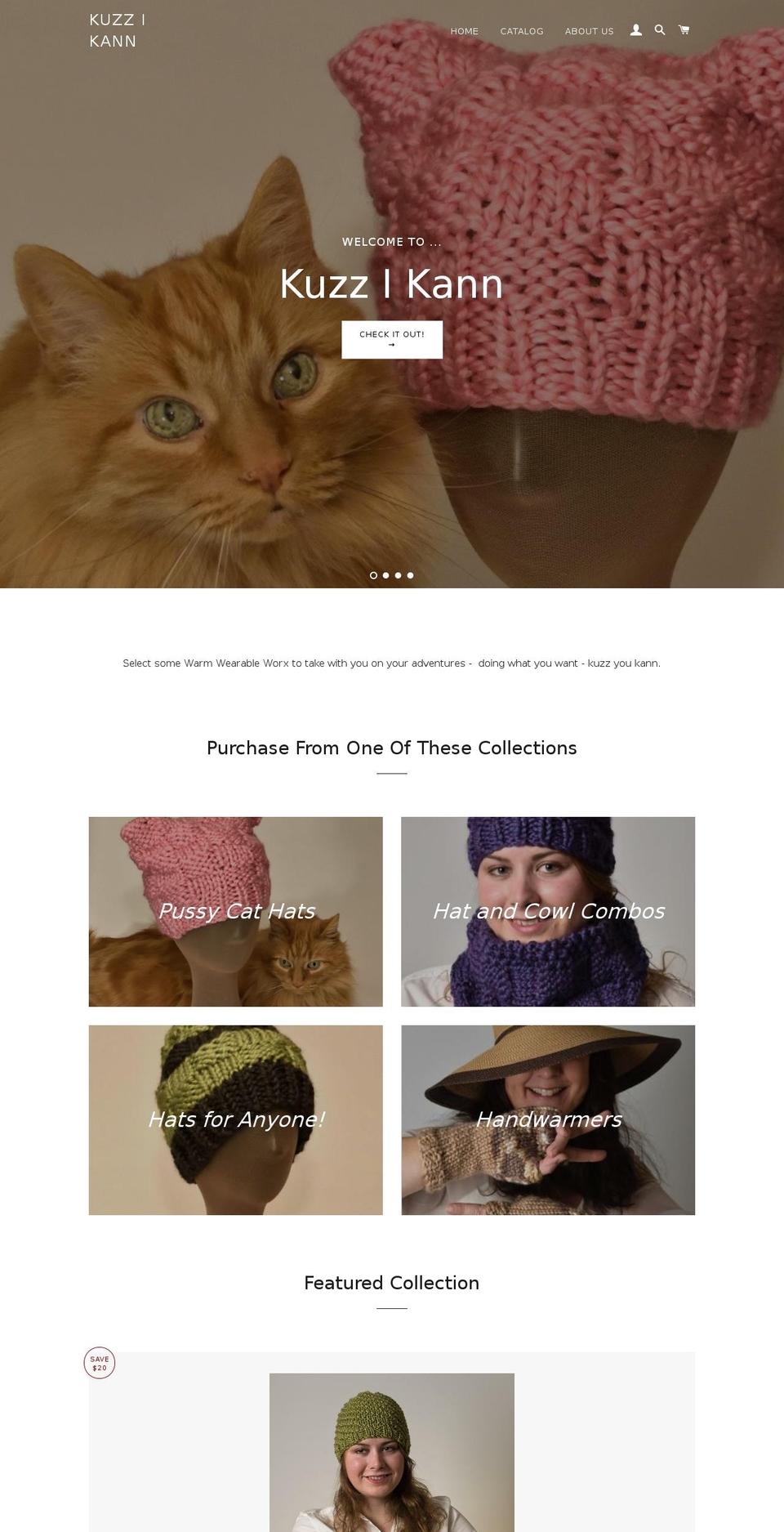 kuzzikann.com — Shopify storefront screenshot