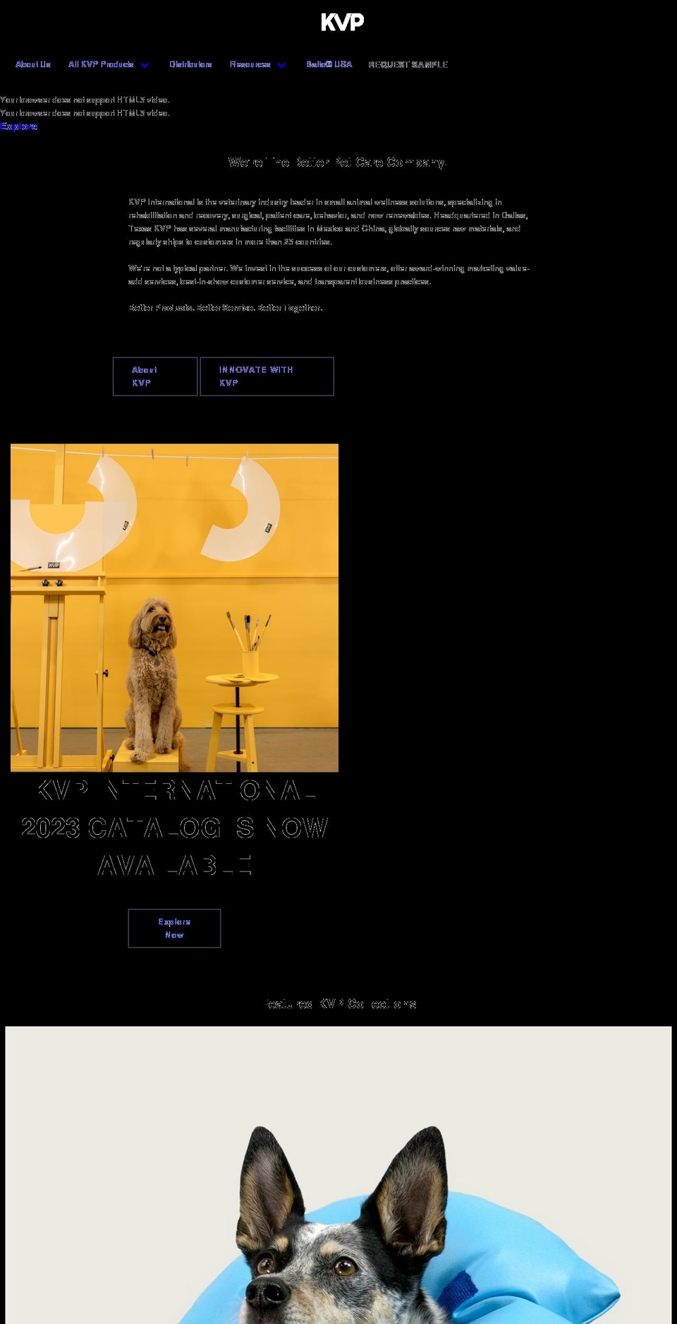 kvpvet.com shopify website screenshot