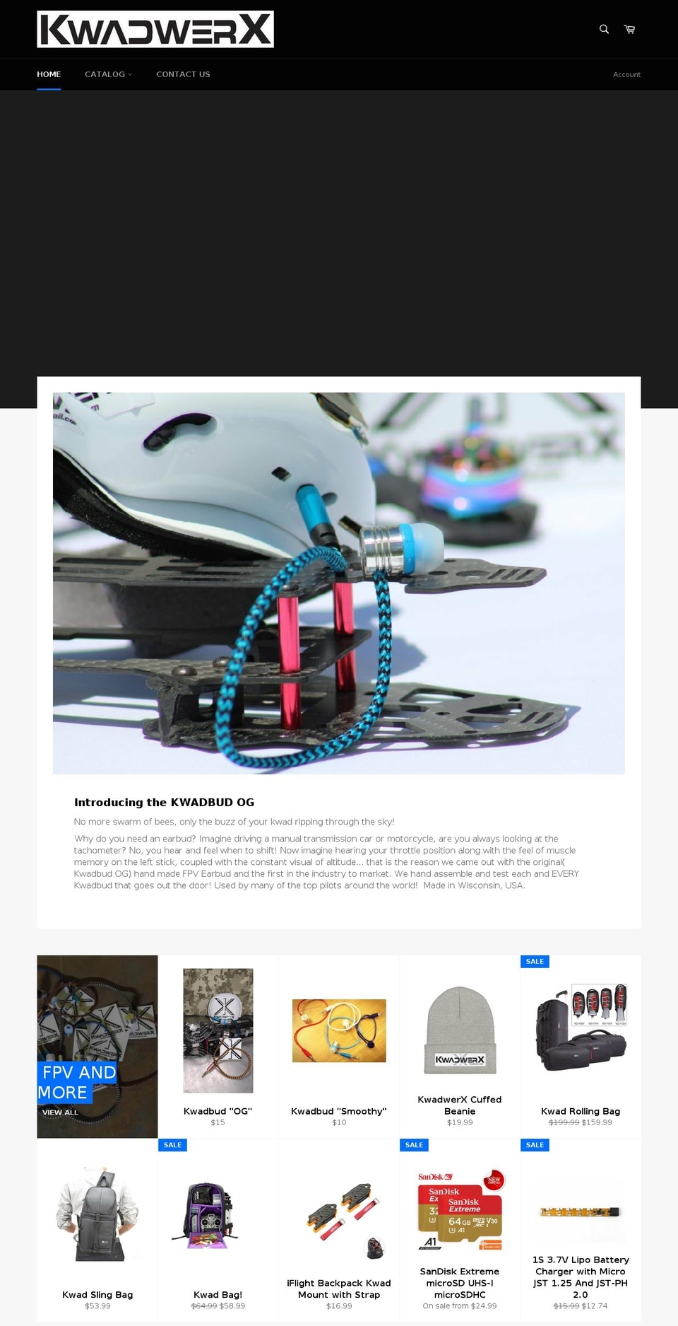 kwadwerx.com — Shopify storefront screenshot