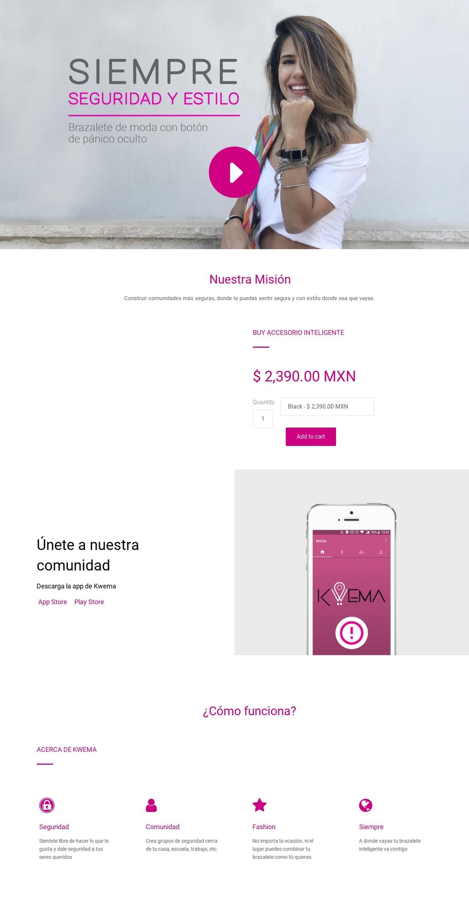 kwema.co shopify website screenshot