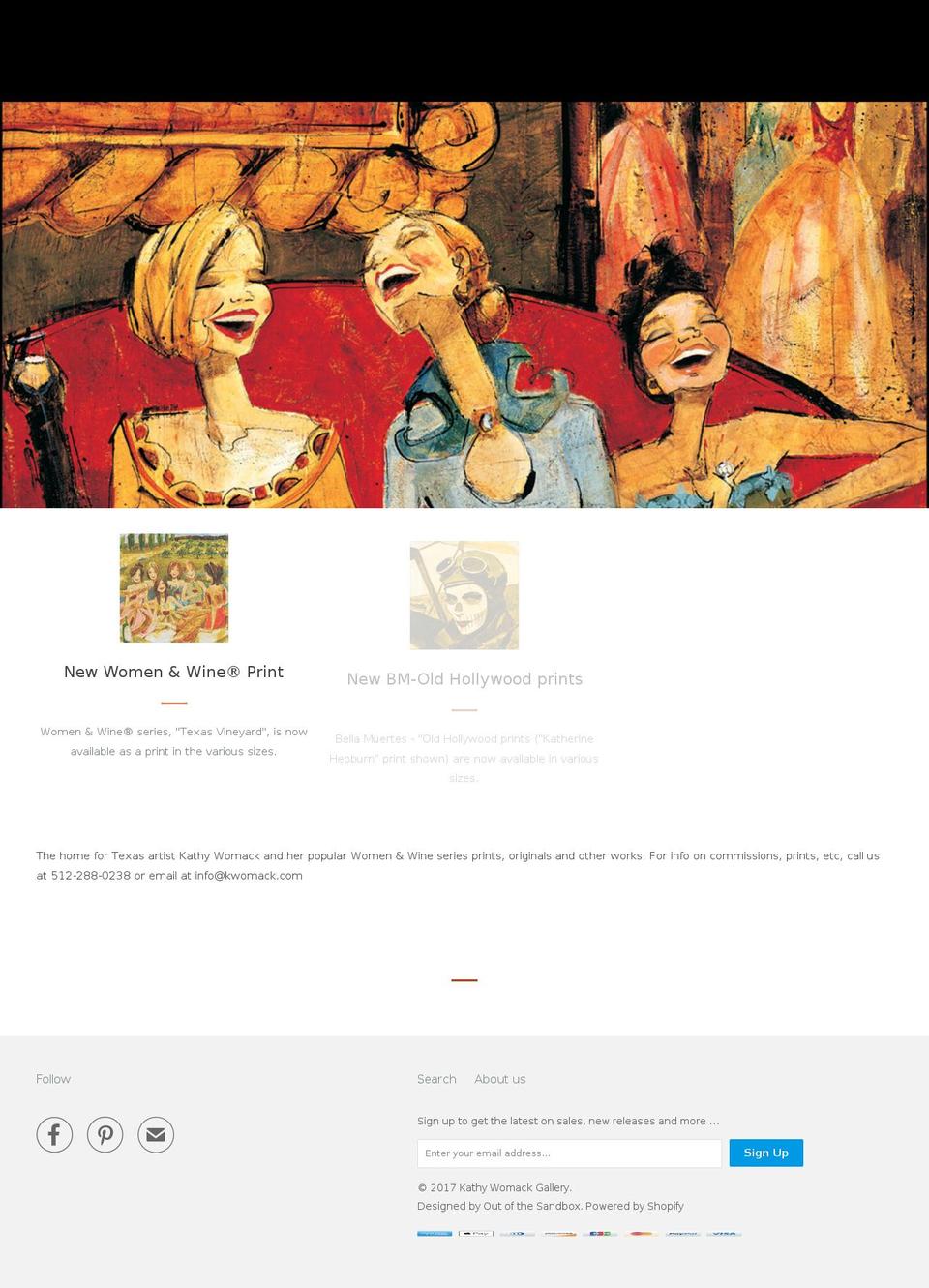 kwomack.com shopify website screenshot