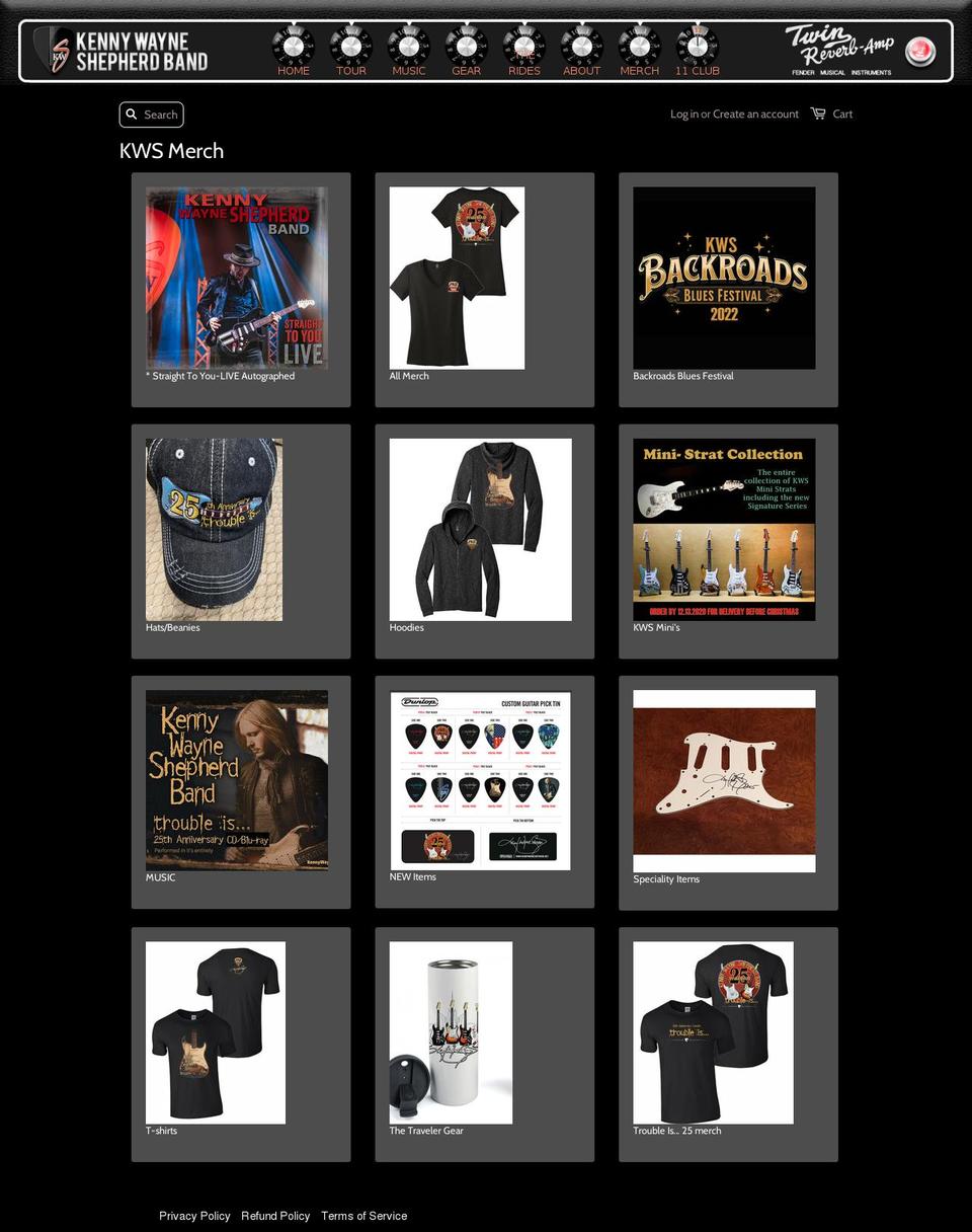 kwsband.myshopify.com shopify website screenshot