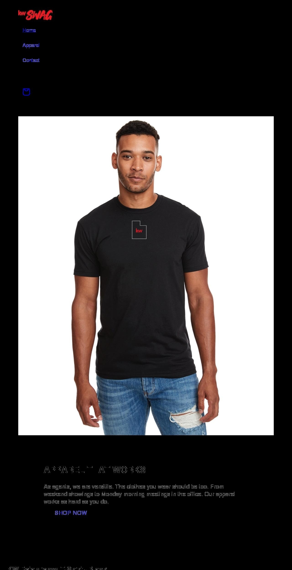 kwswag.com shopify website screenshot