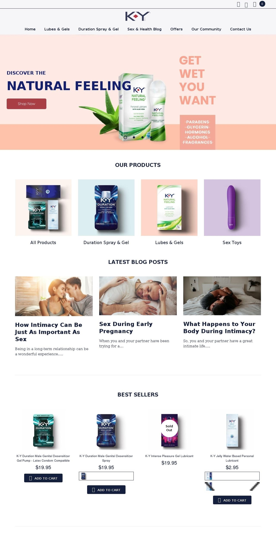 K-Y (MyShop) Shopify Theme Shopify theme site example ky.my