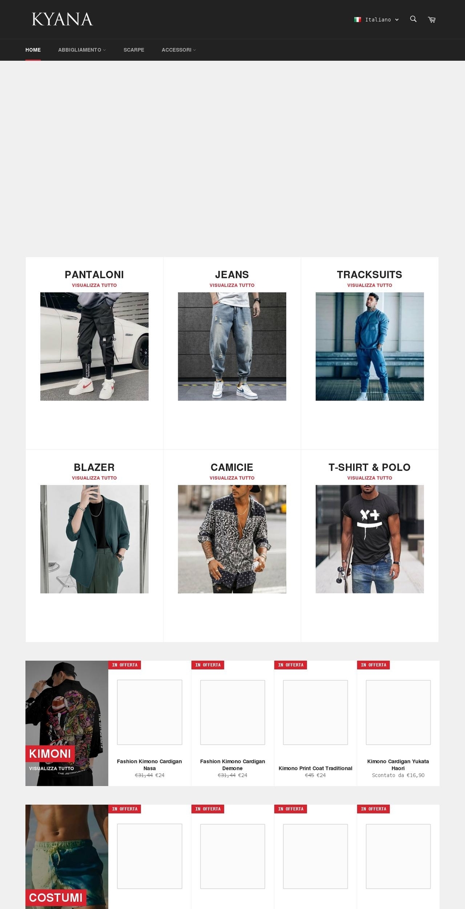 kyanastyle.com shopify website screenshot