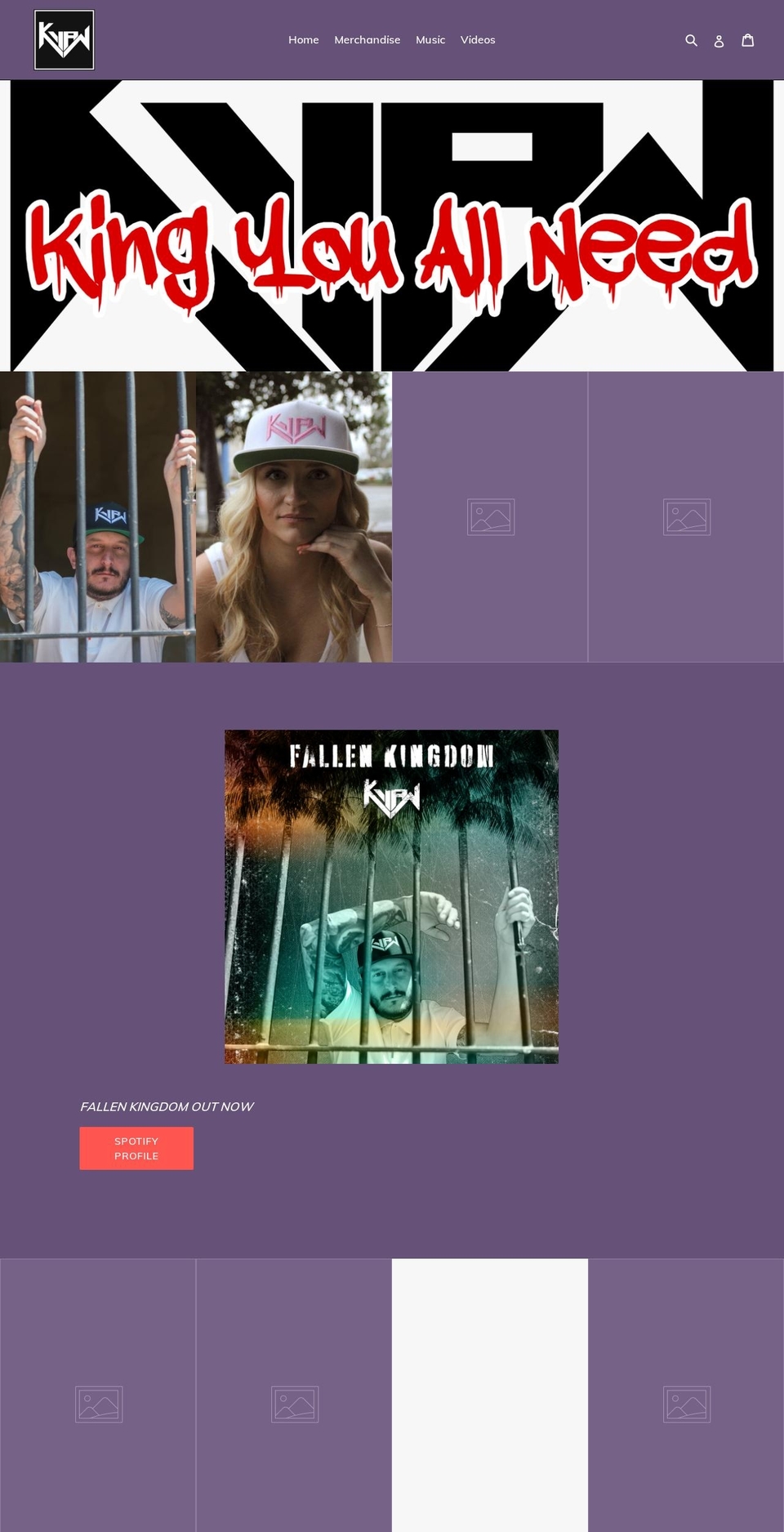 kyanscloset.com — Shopify storefront screenshot