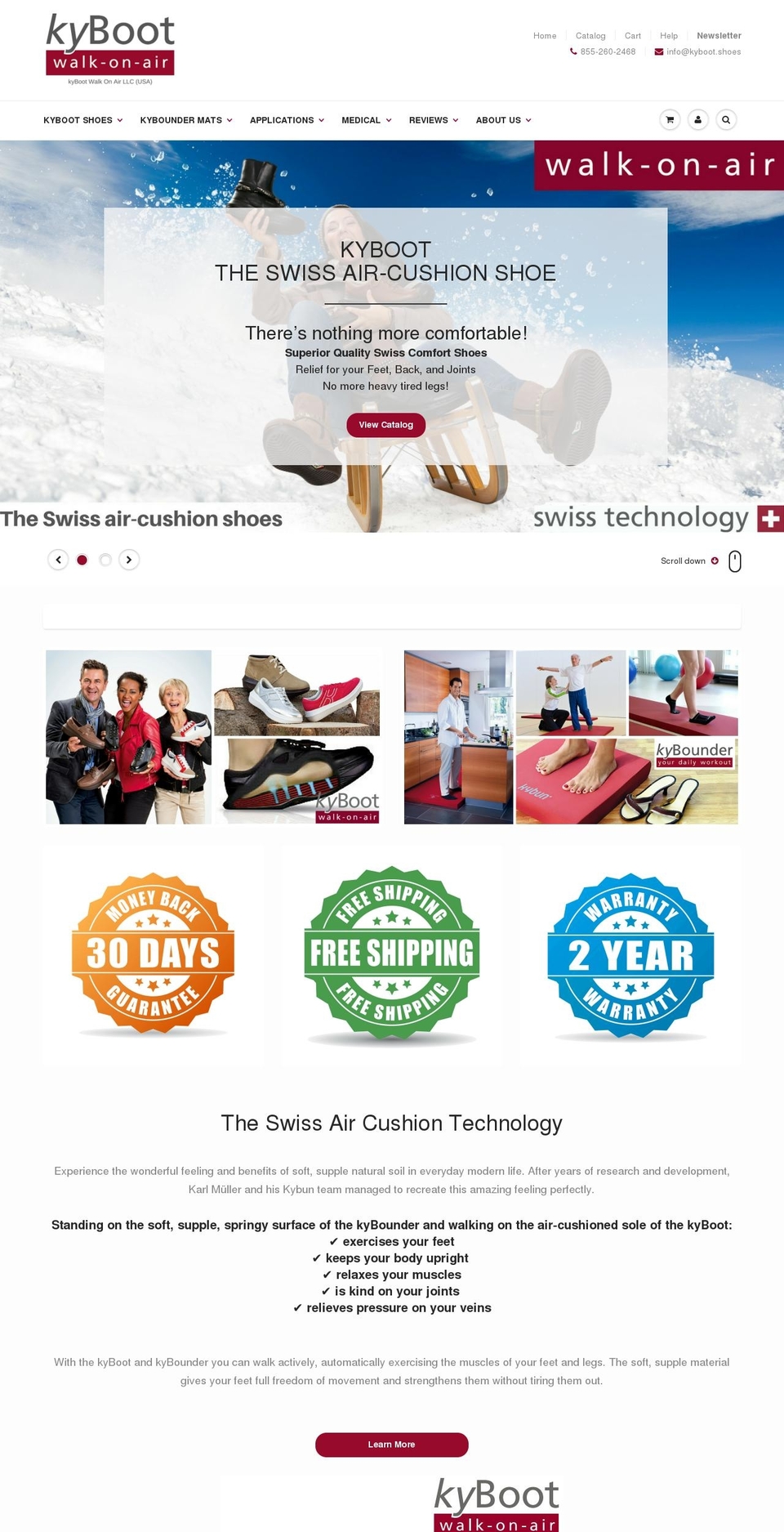 kyboot.shoes shopify website screenshot