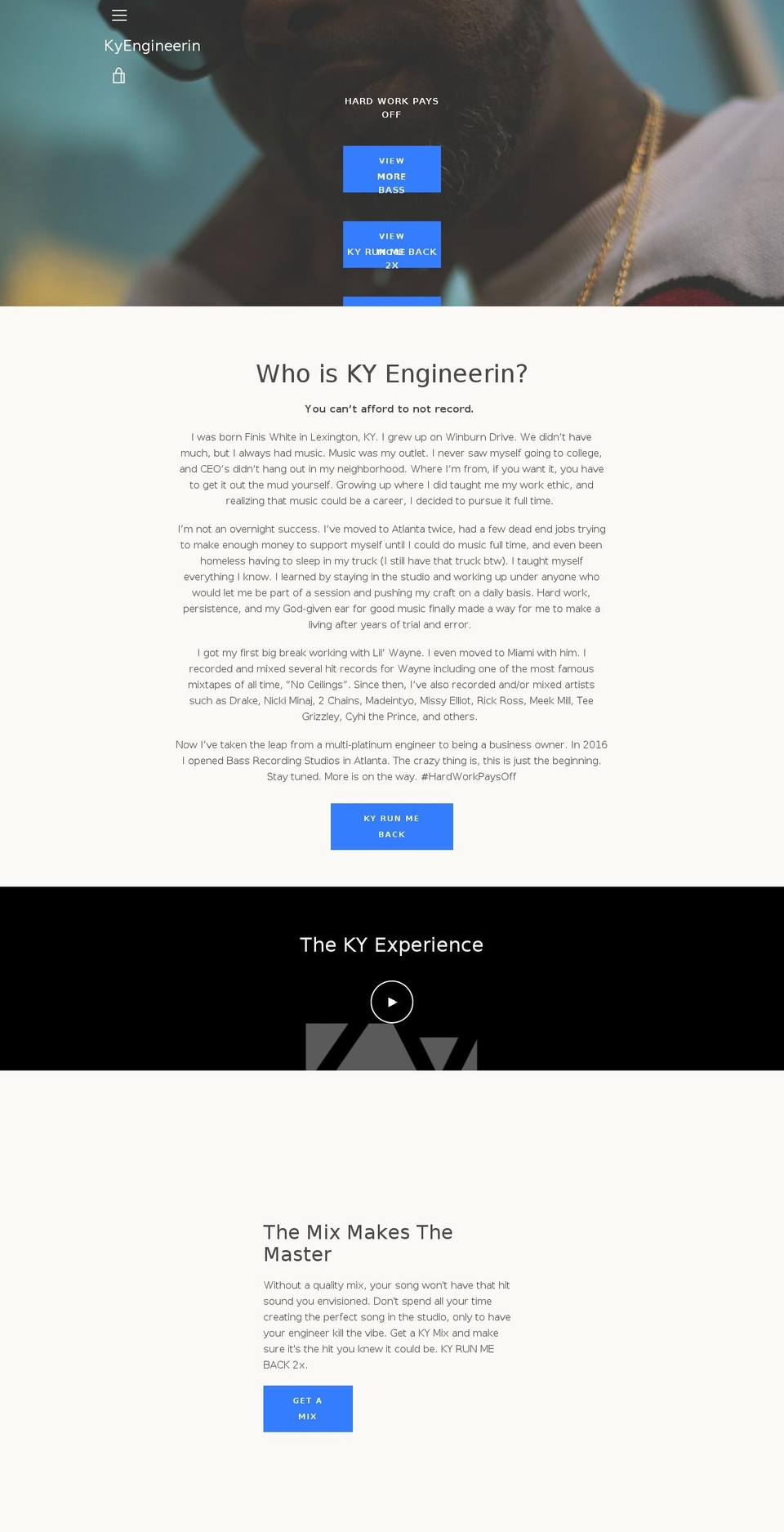 kyengineerin.com shopify website screenshot